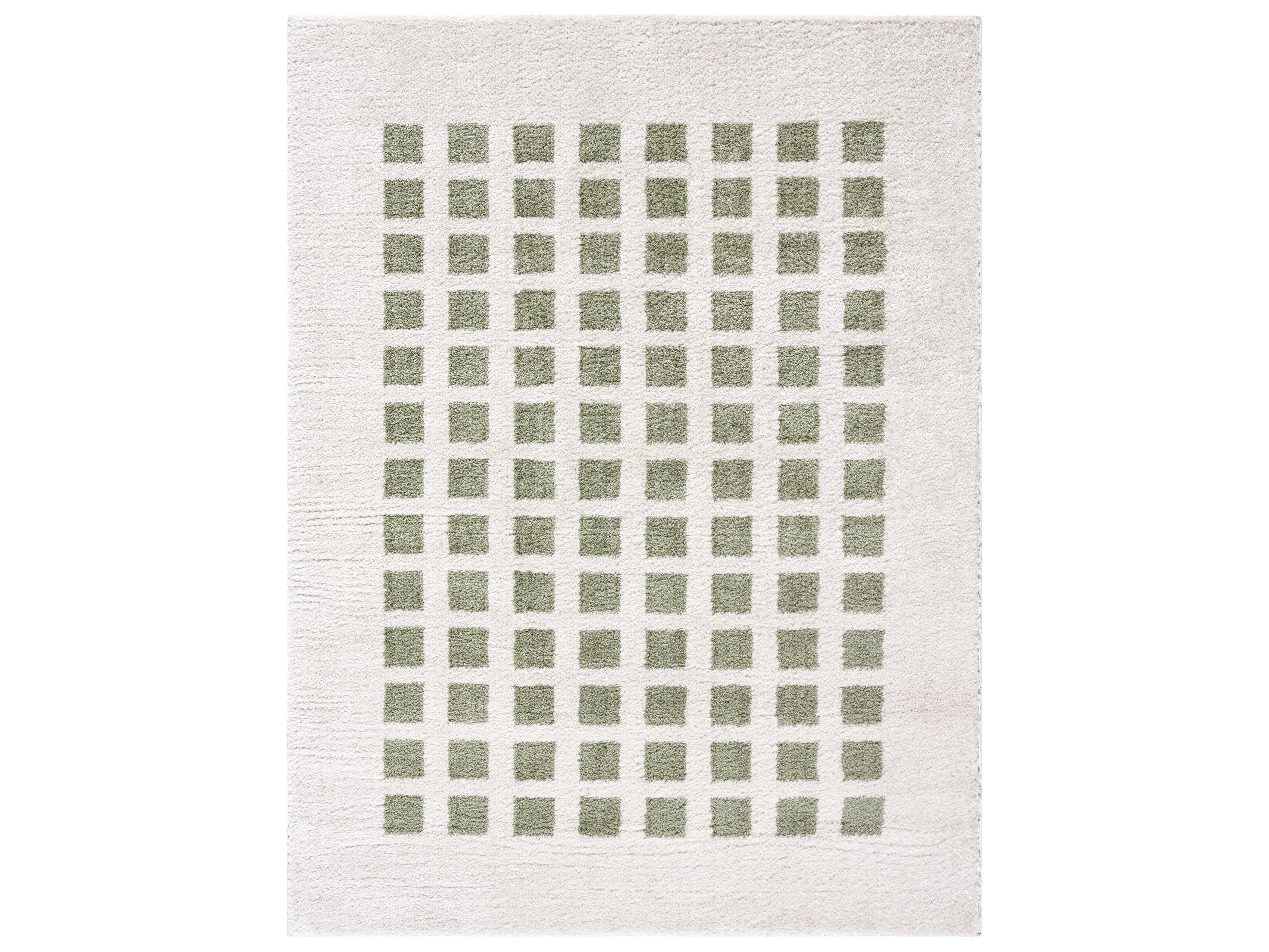 Fossay Shag Geometric Area Rug