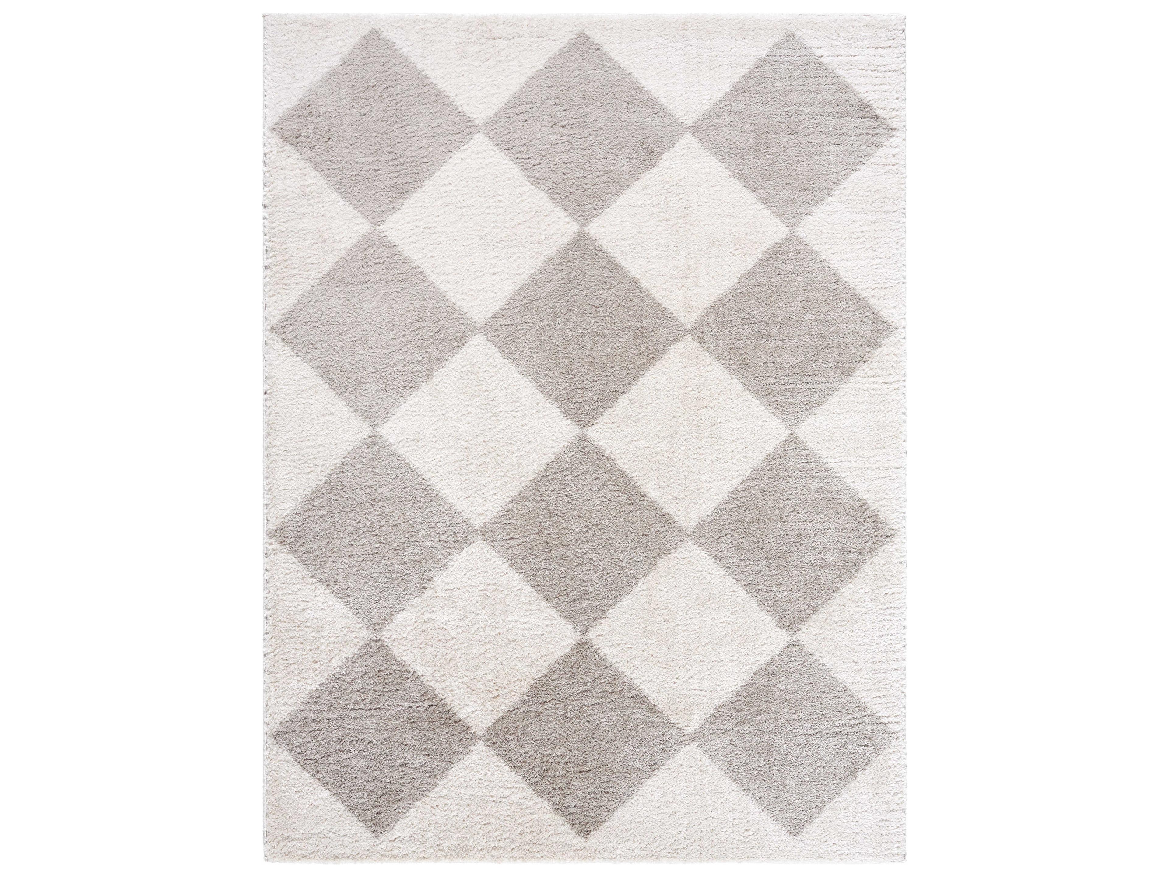 Fossay Shag Geometric Area Rug