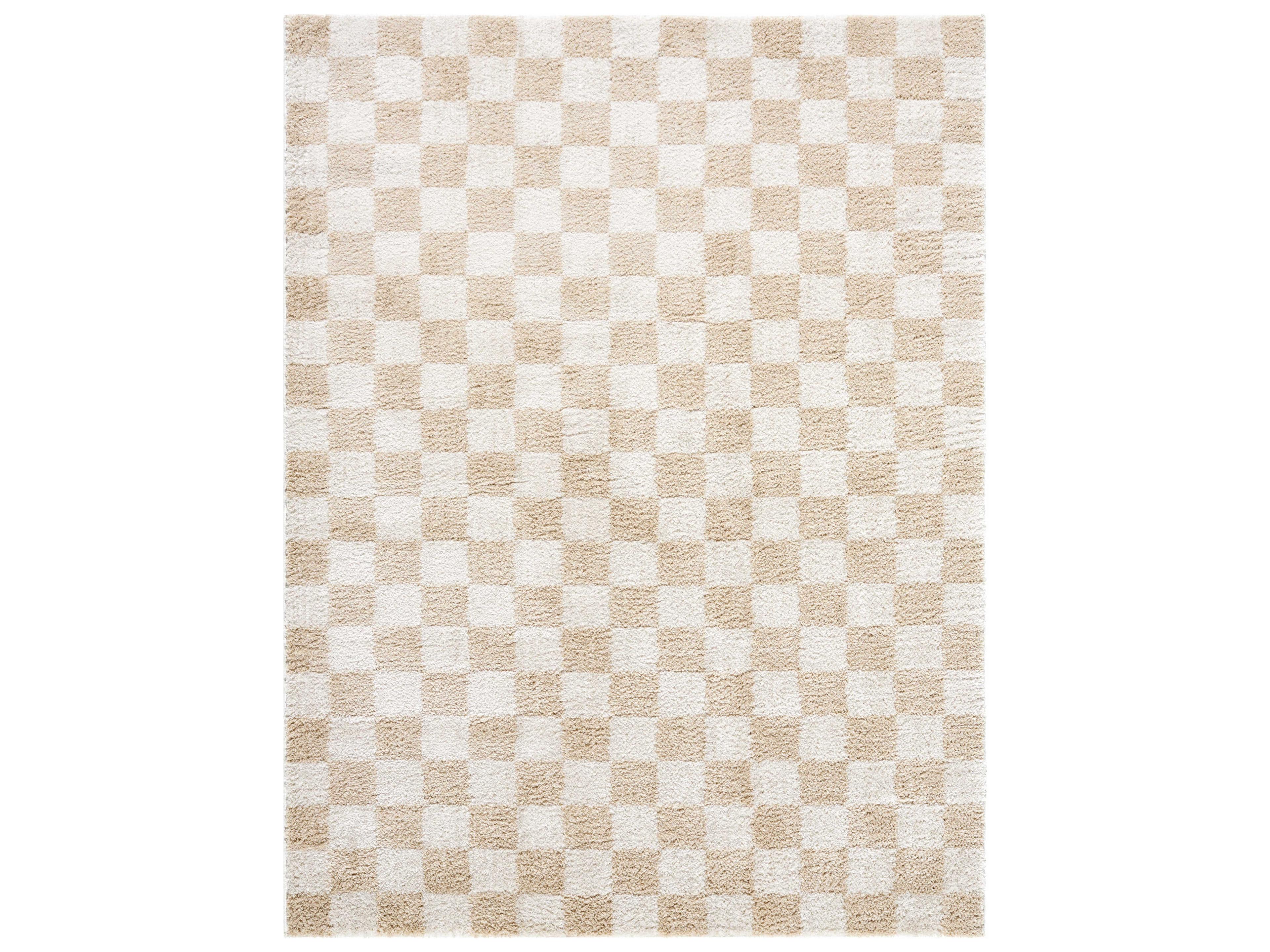 Fossay Shag Geometric Area Rug