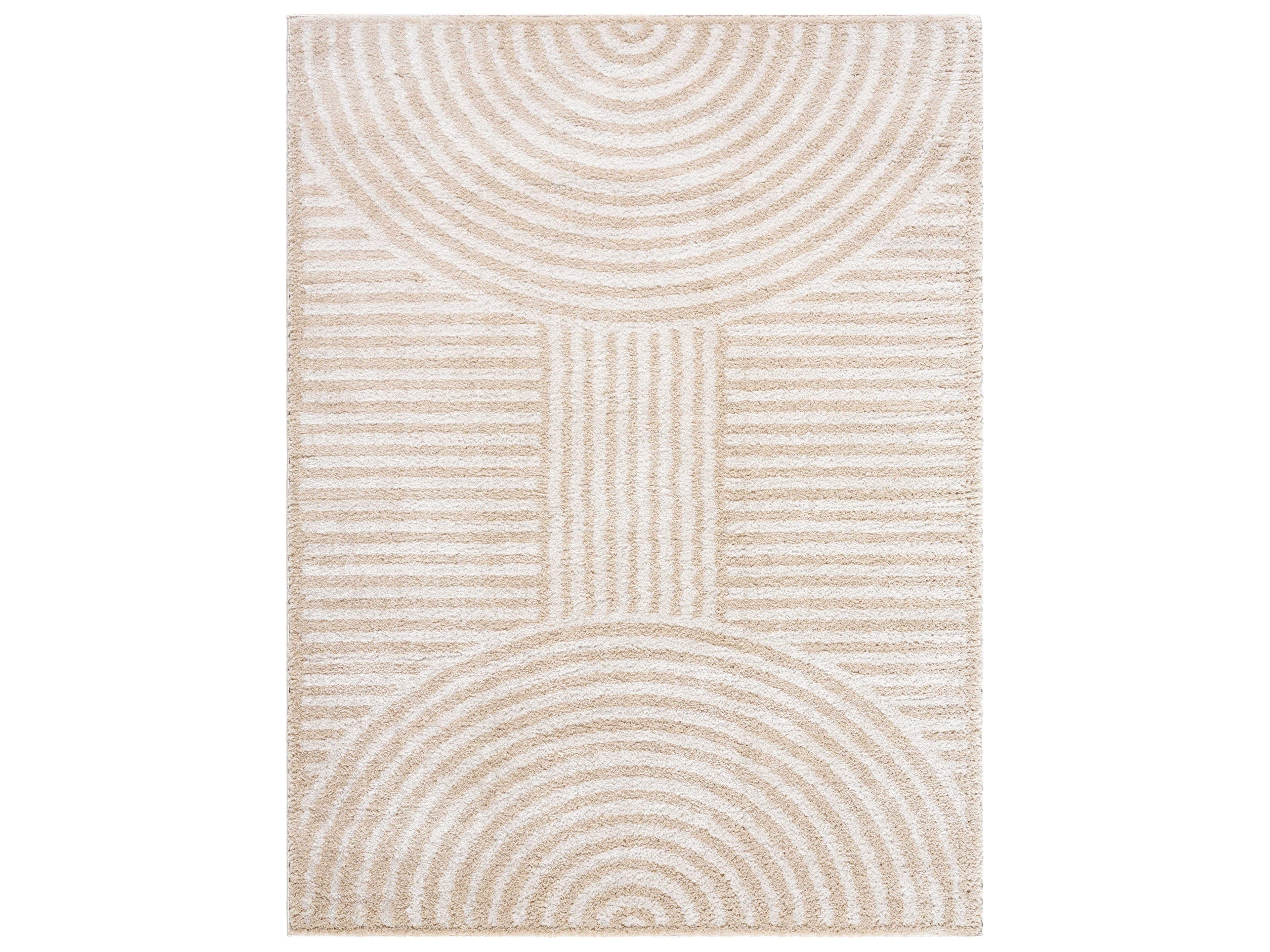 Fossay Shag Geometric Area Rug