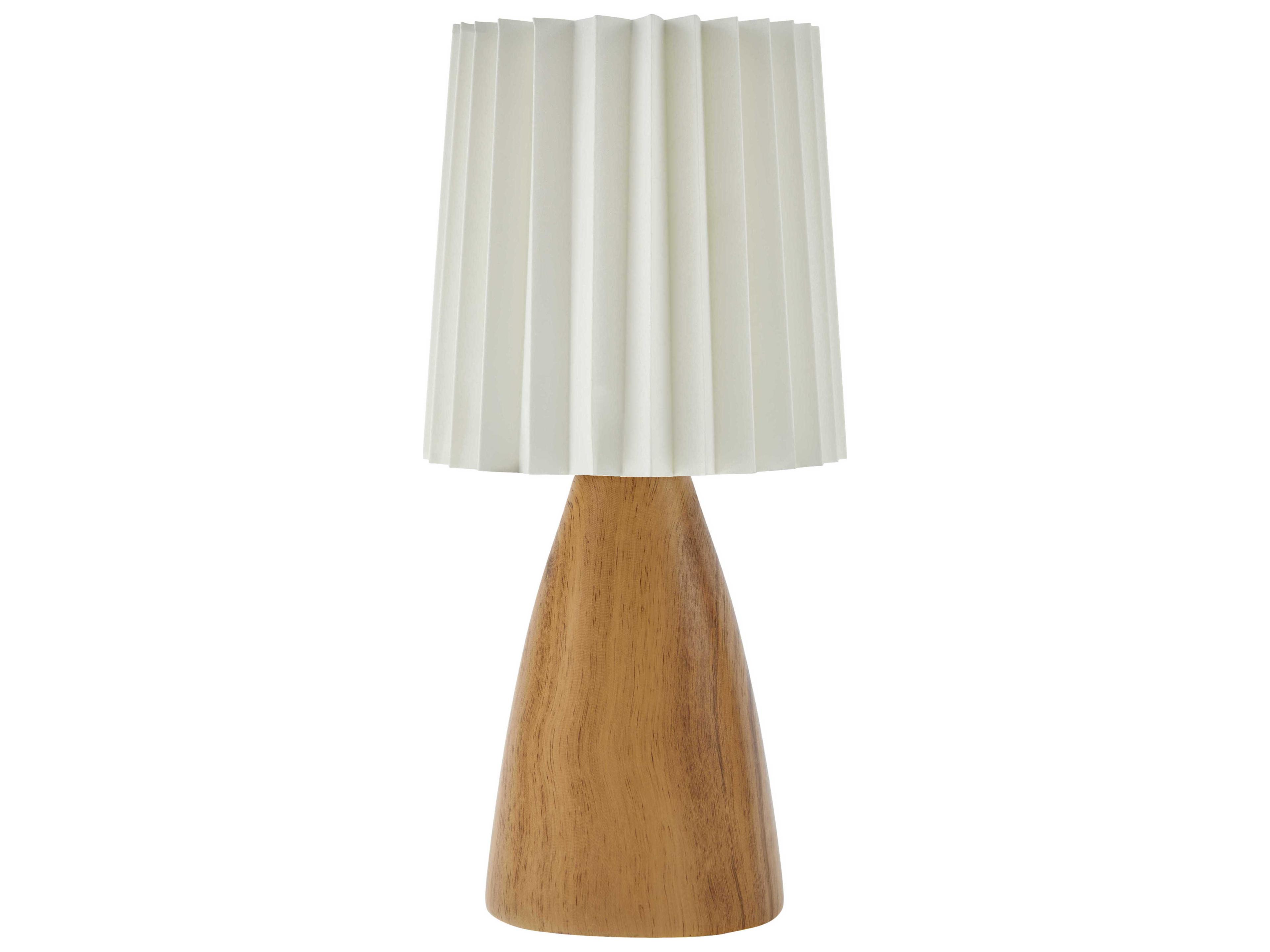 Galera Wood Brown Table Lamp