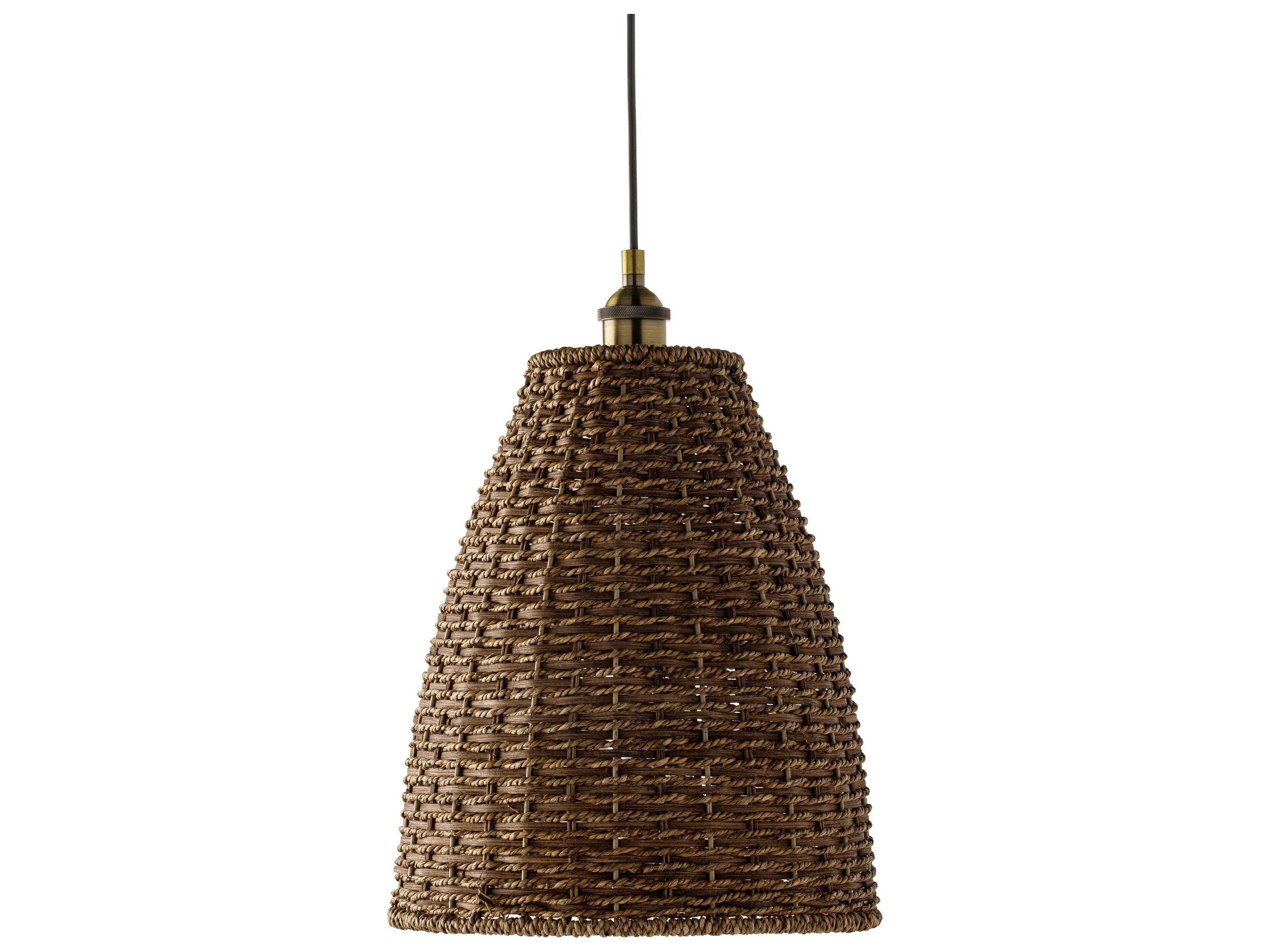 Gallus 1-Light Dark Brown Pendant