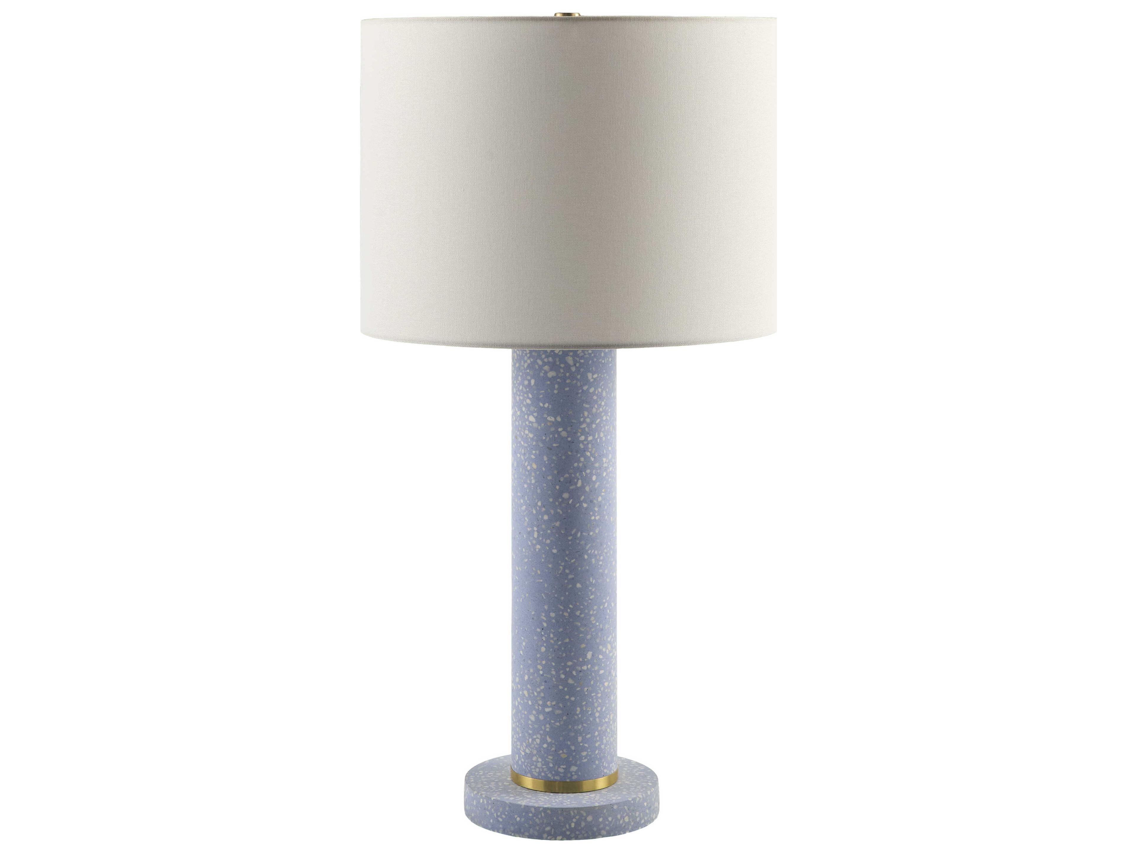 Garies Sky Blue Buffet Lamp