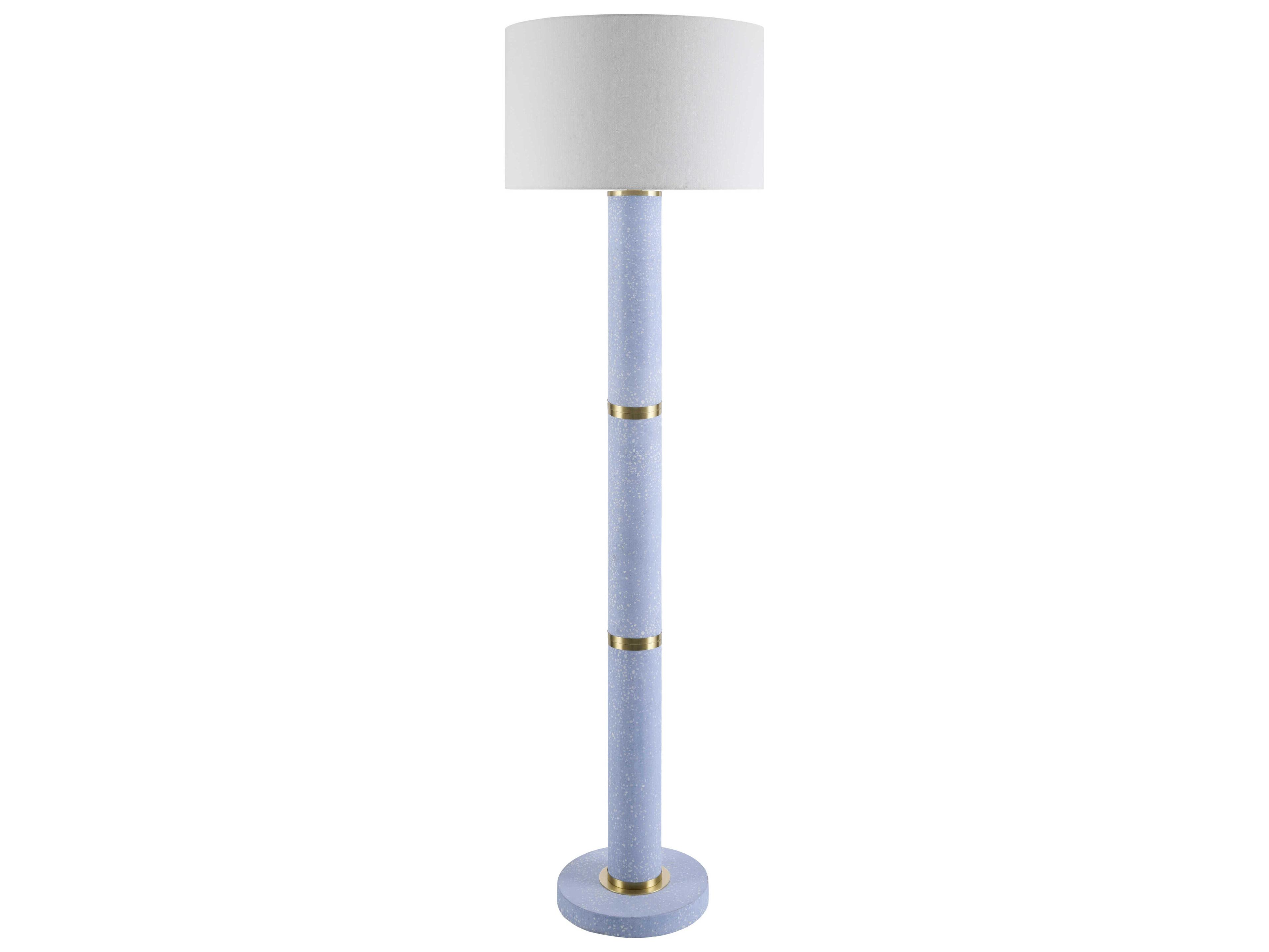 Livabliss by Surya Garies Sky Blue Floor Lamp