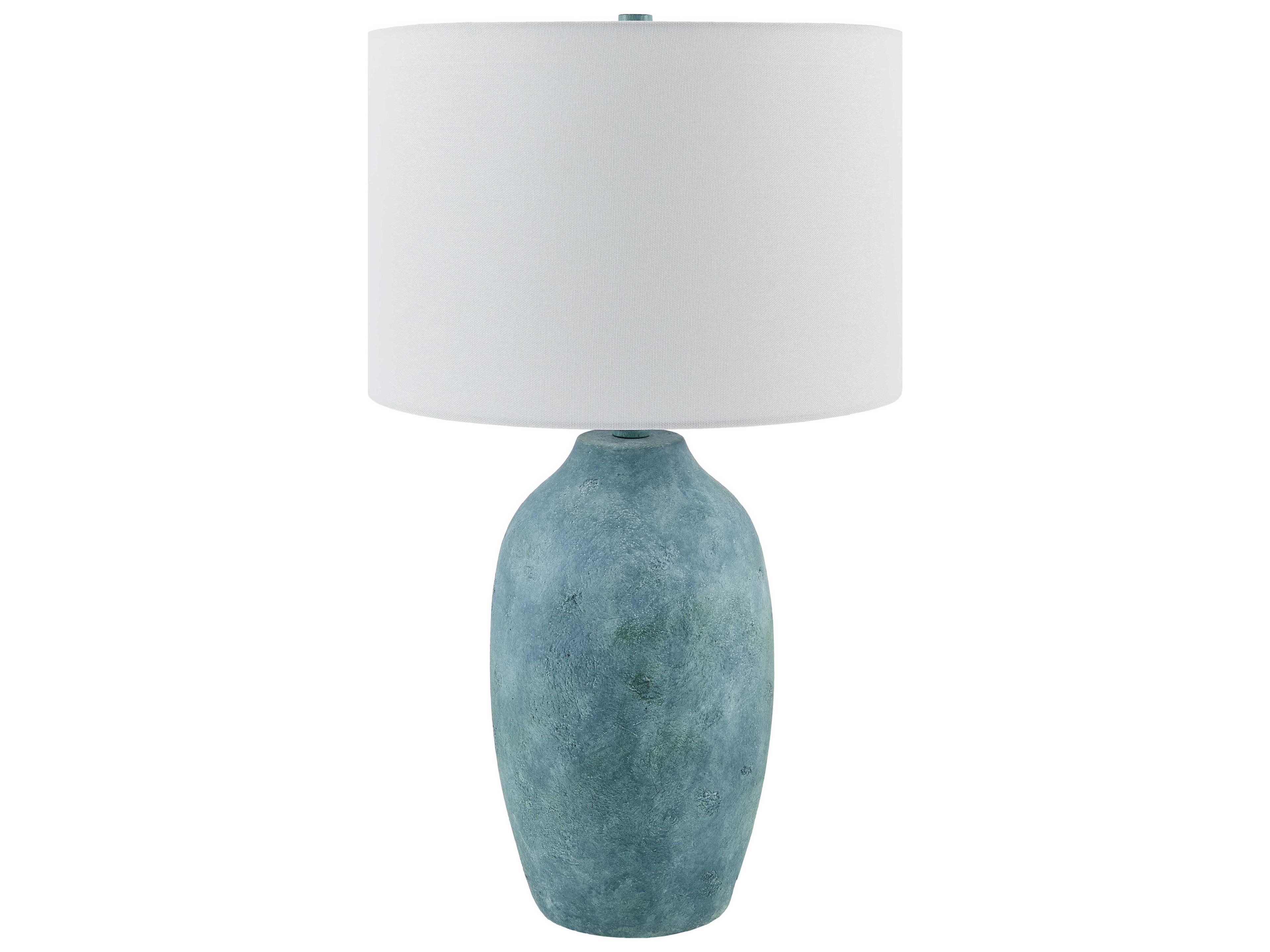 Gasius Aqua Blue Buffet Lamp