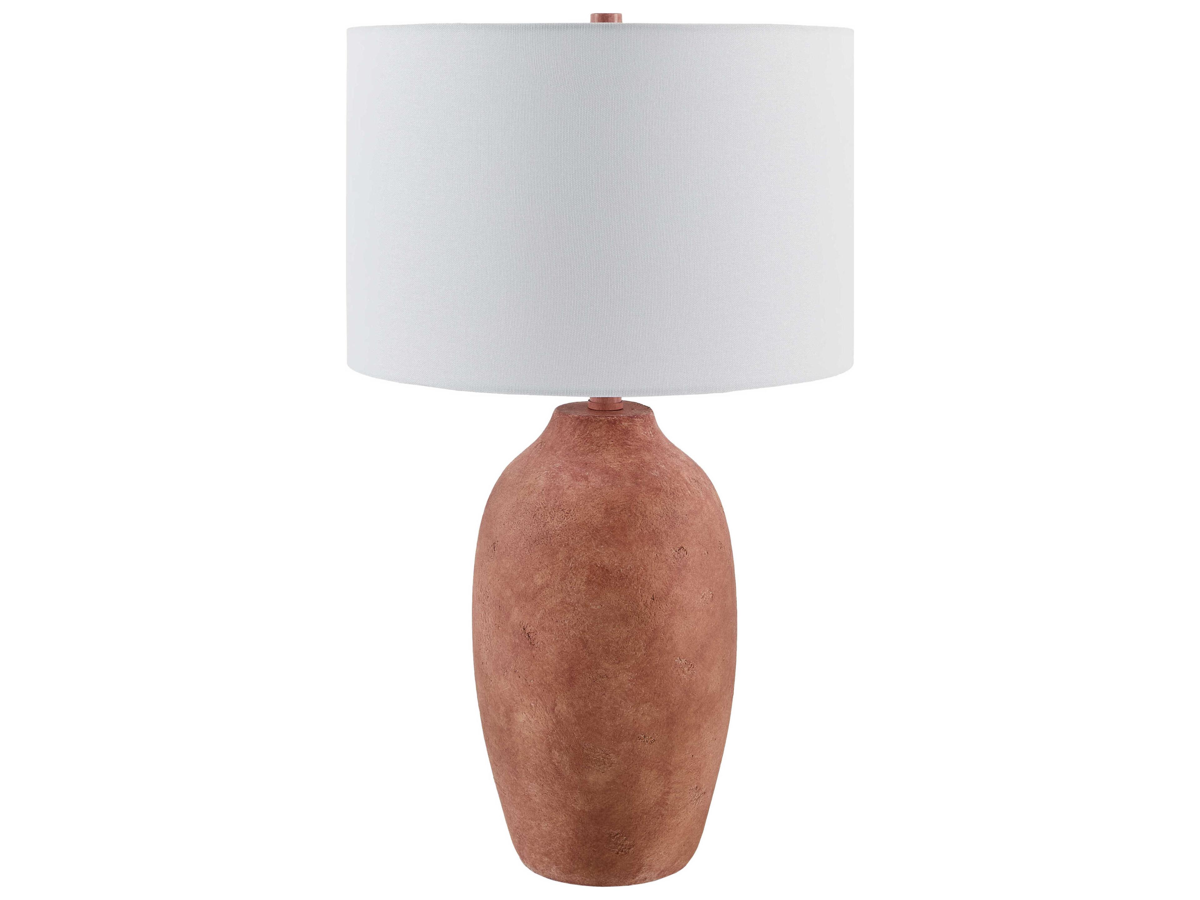 Gasius Blush Red Table Lamp