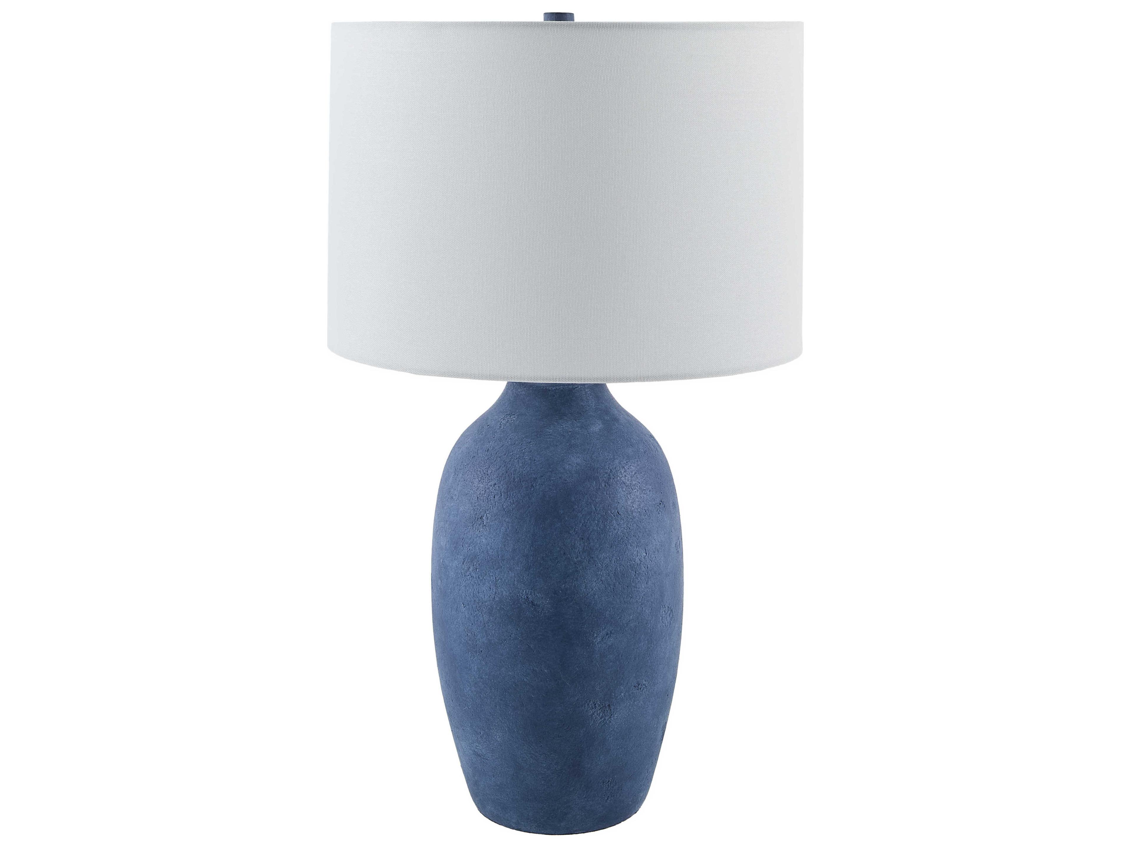 Gasius Dark Blue Table Lamp