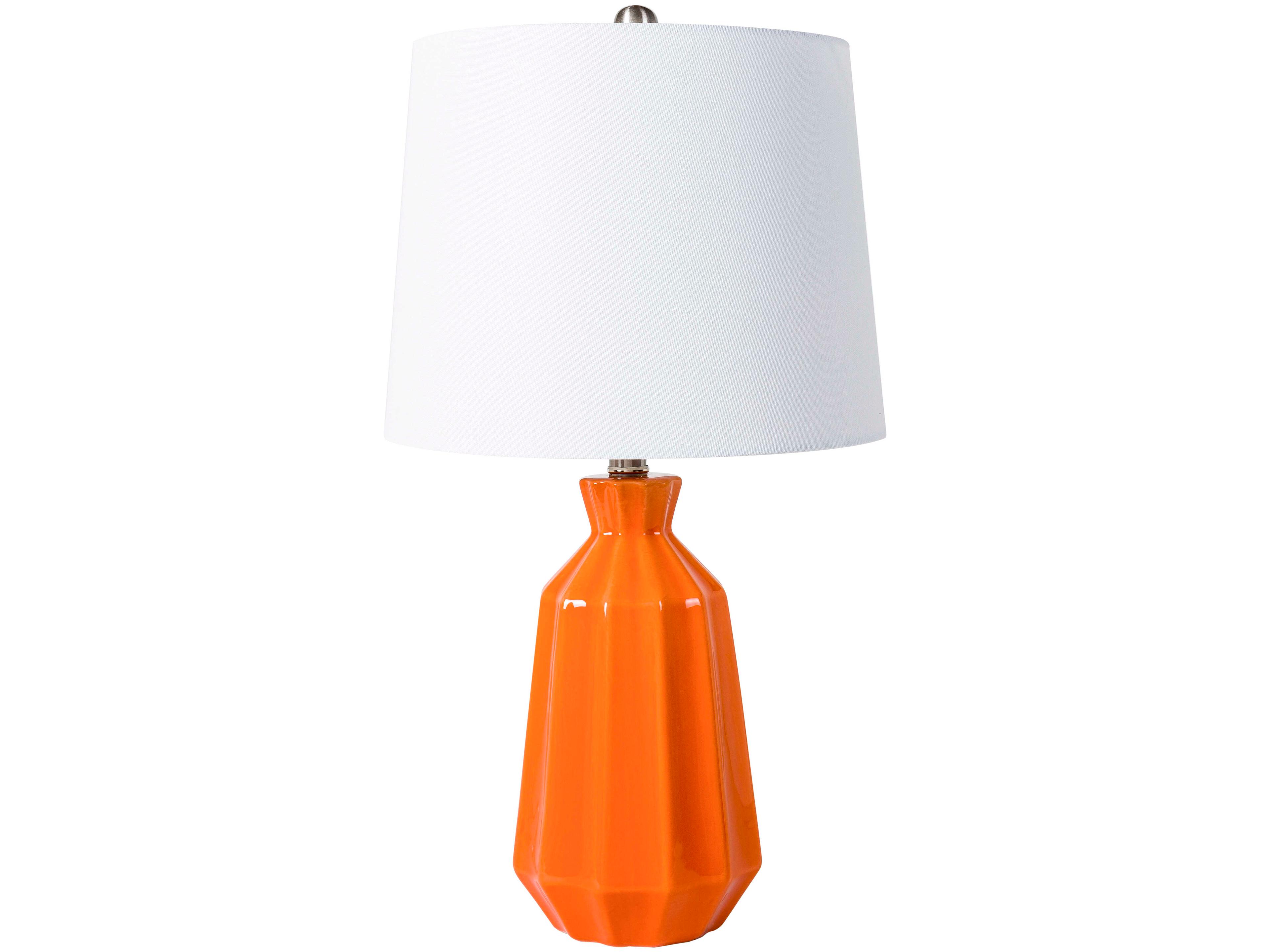 Garrity Orange Table Lamp
