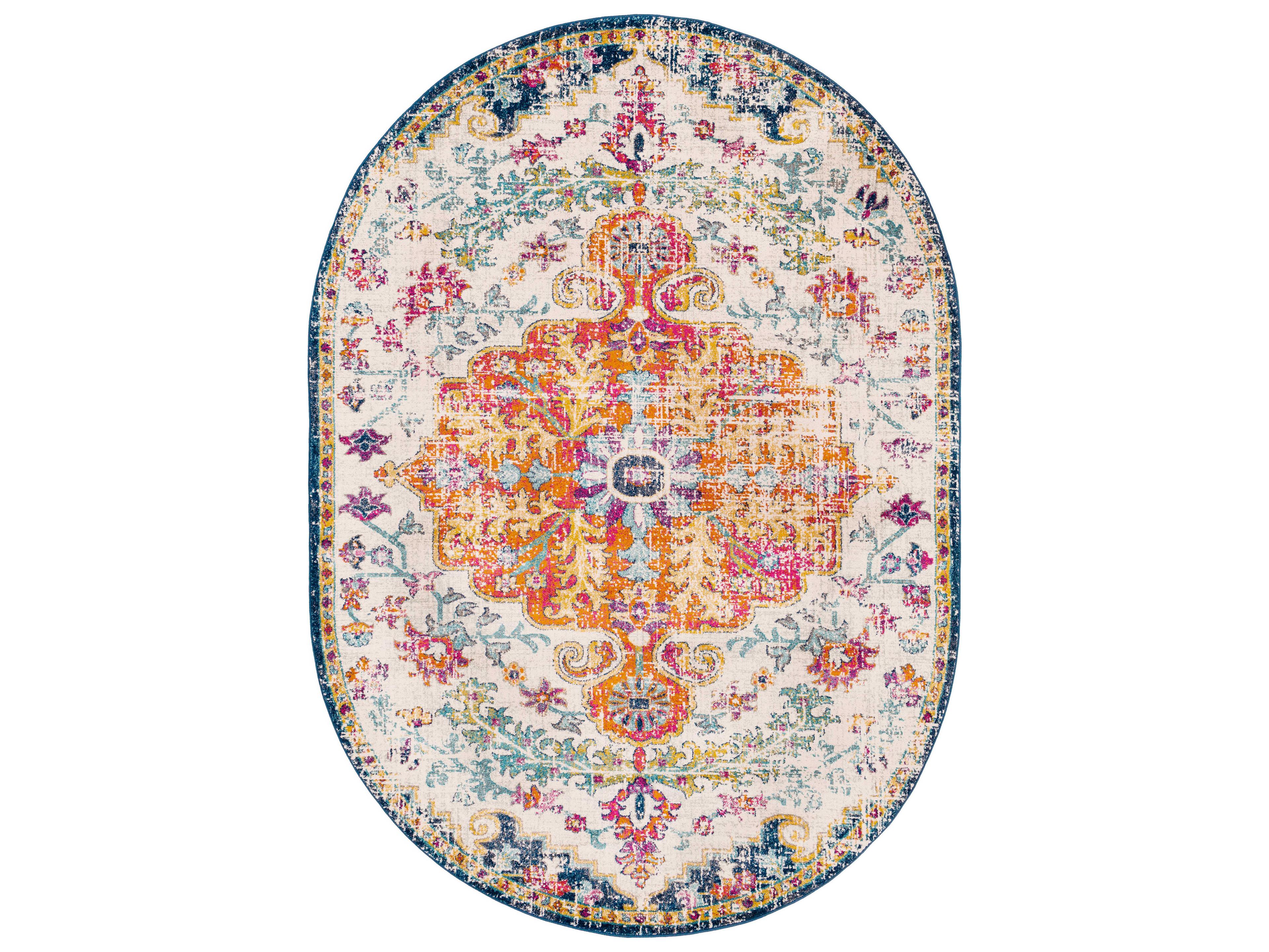 Harput Floral Area Rug