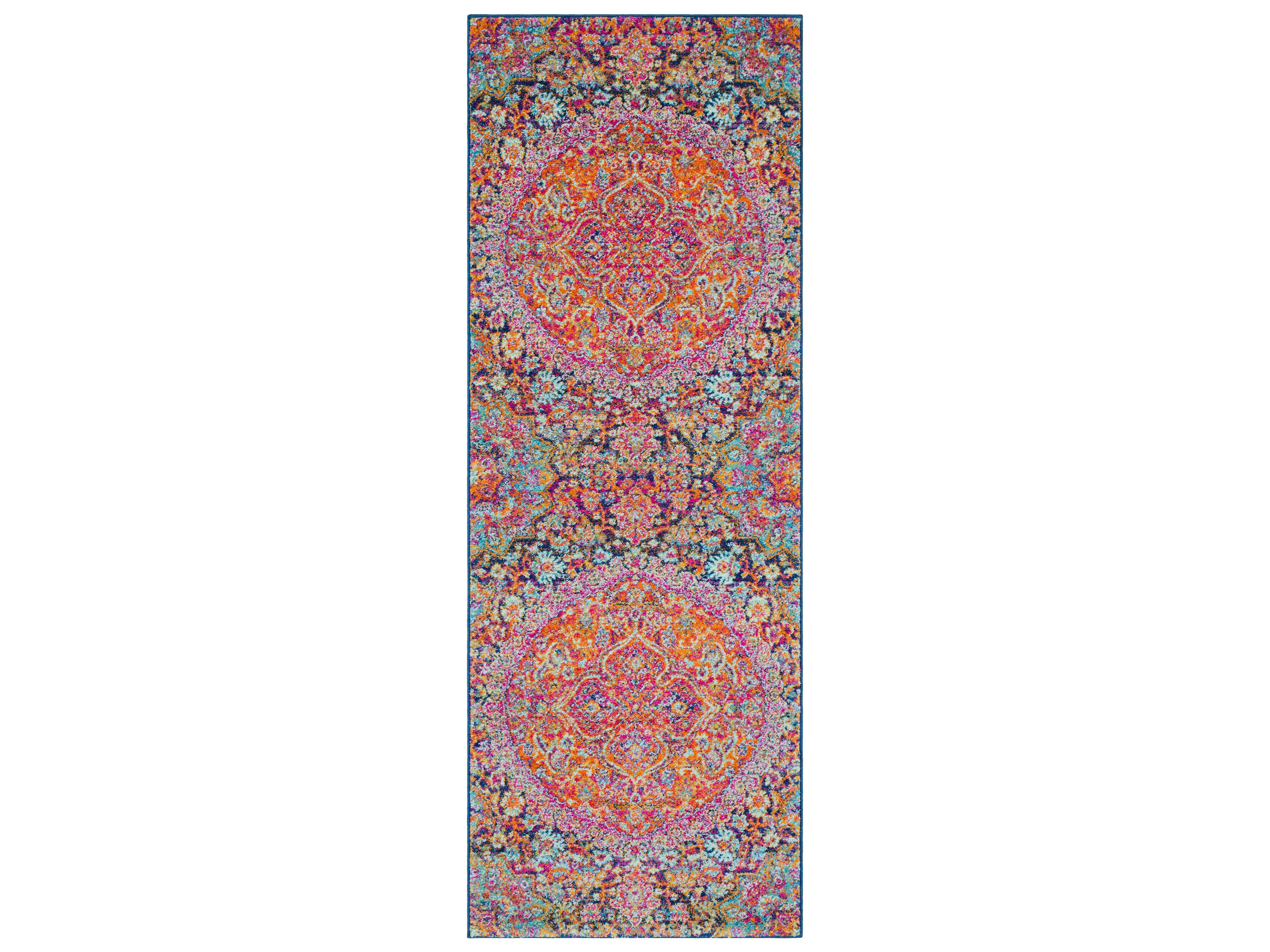 Harput Floral Runner Area Rug