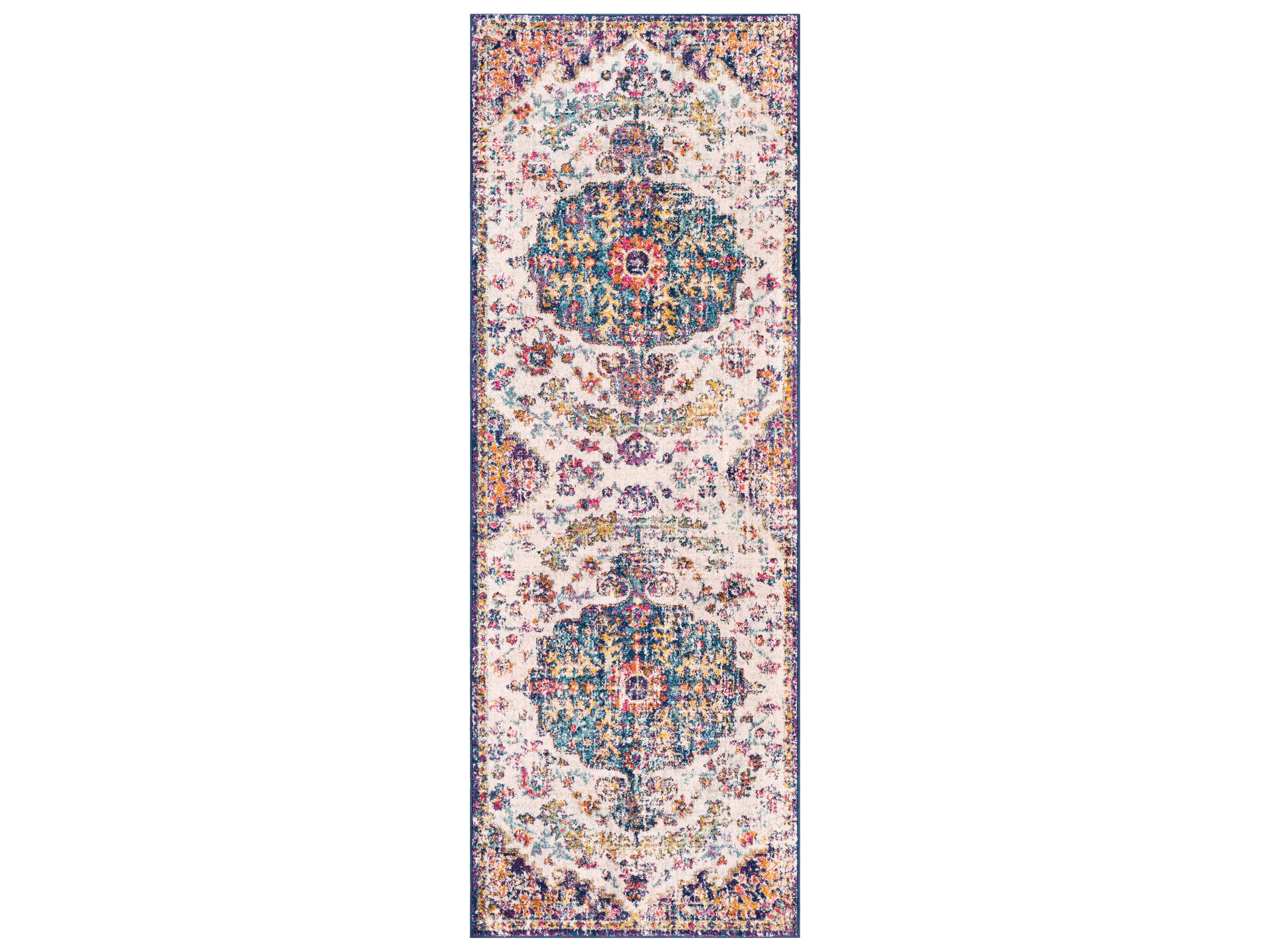 Harput Bordered Runner Area Rug