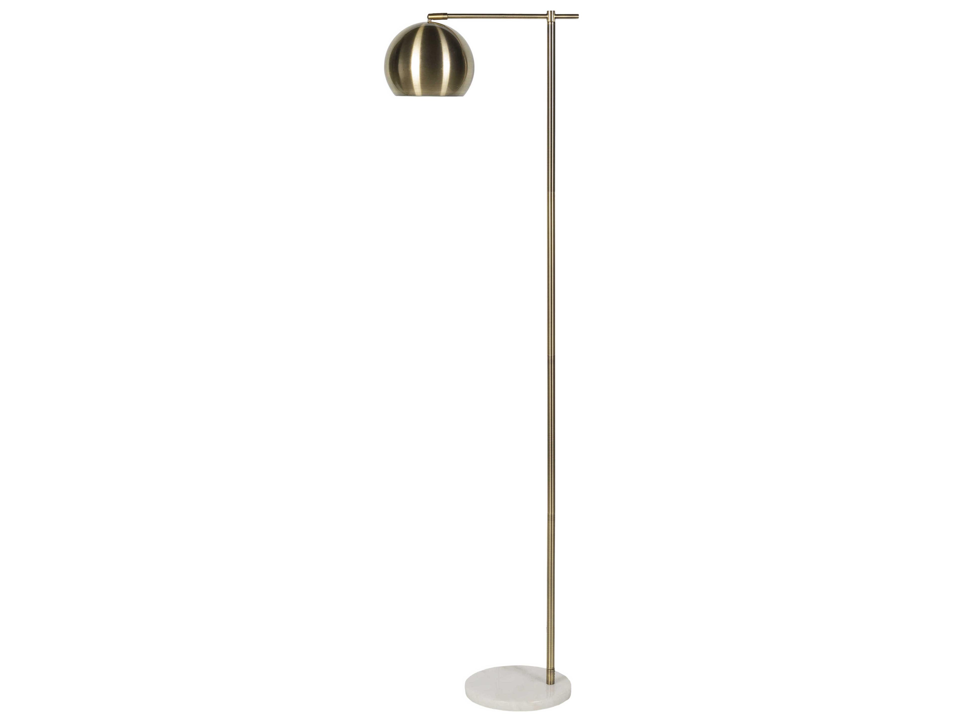 Livabliss by Surya Hartford Metallic Brass Floor Lamp