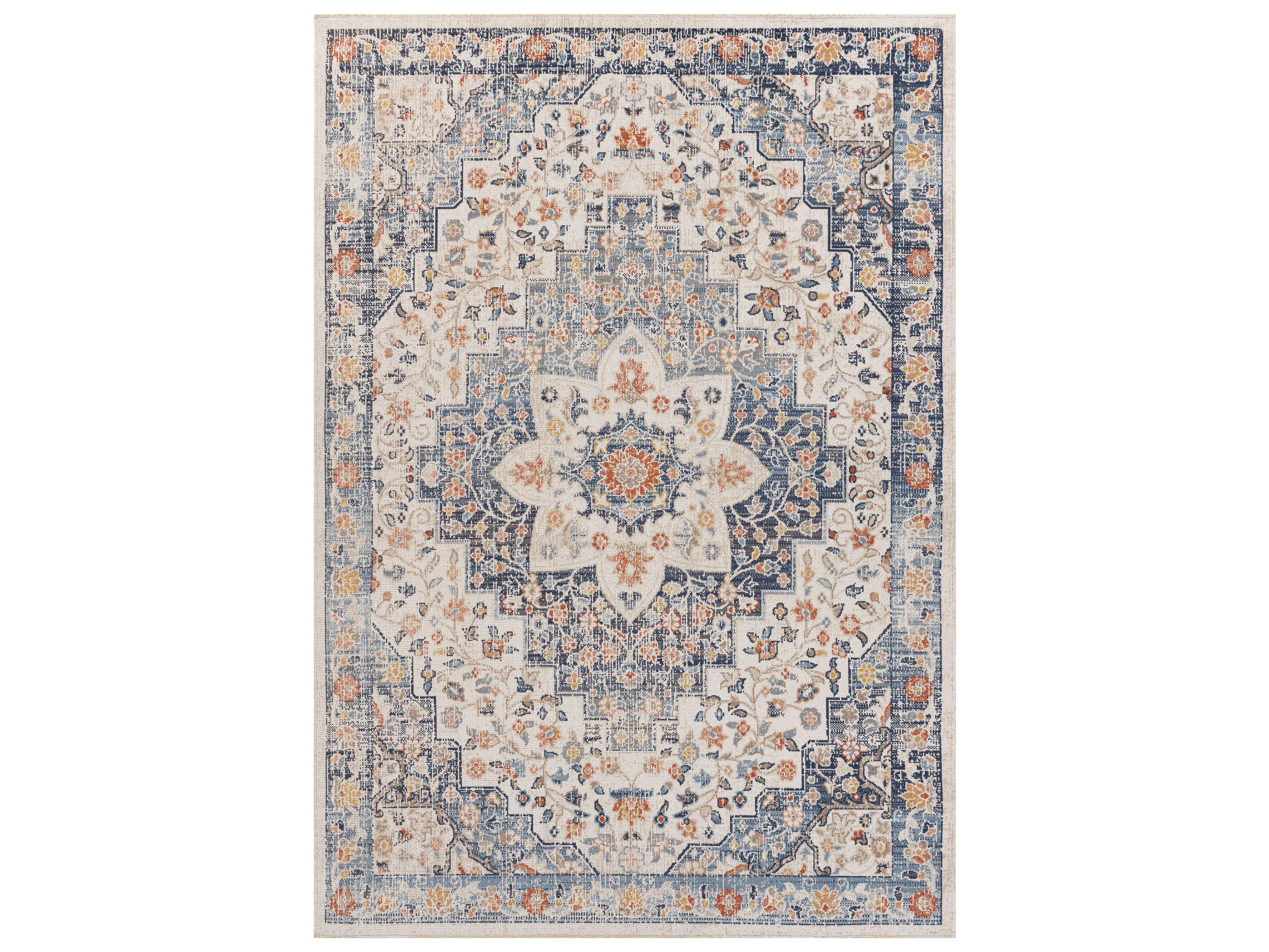 Huntington Beach Bordered Area Rug