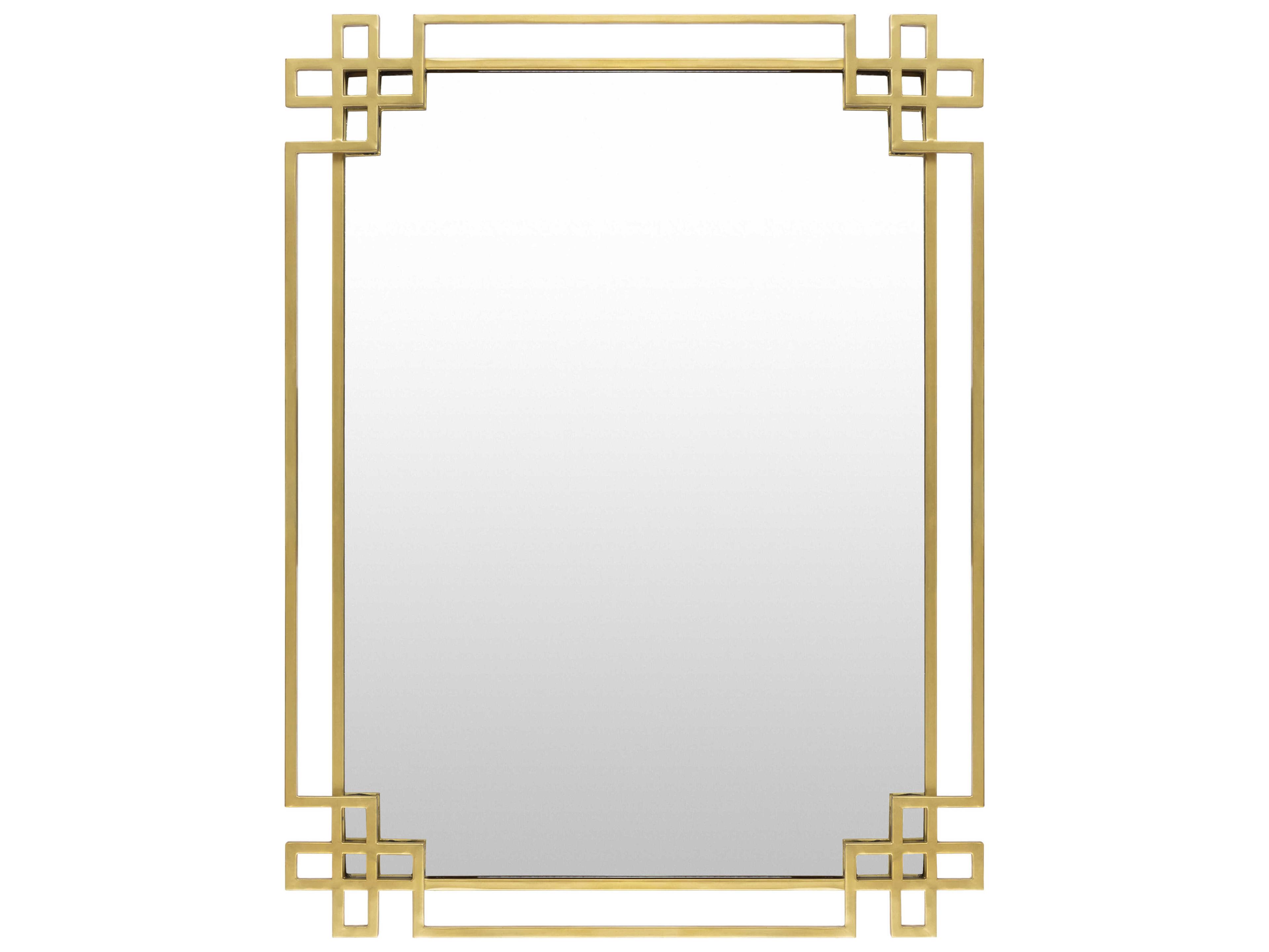 Seth Gold Wall Mirror Rectangular