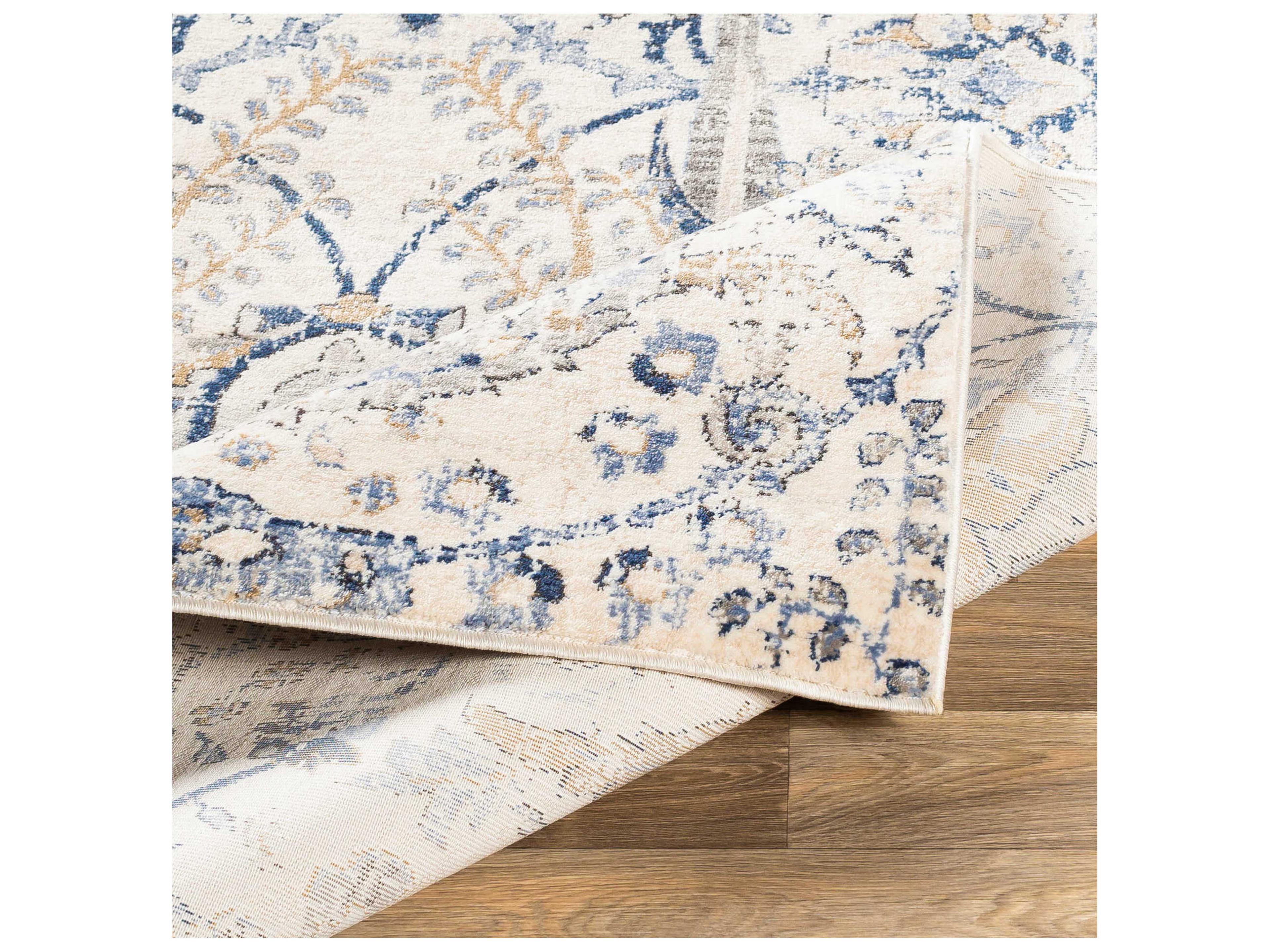 Livabliss by Surya Indigo Floral Area Rug
