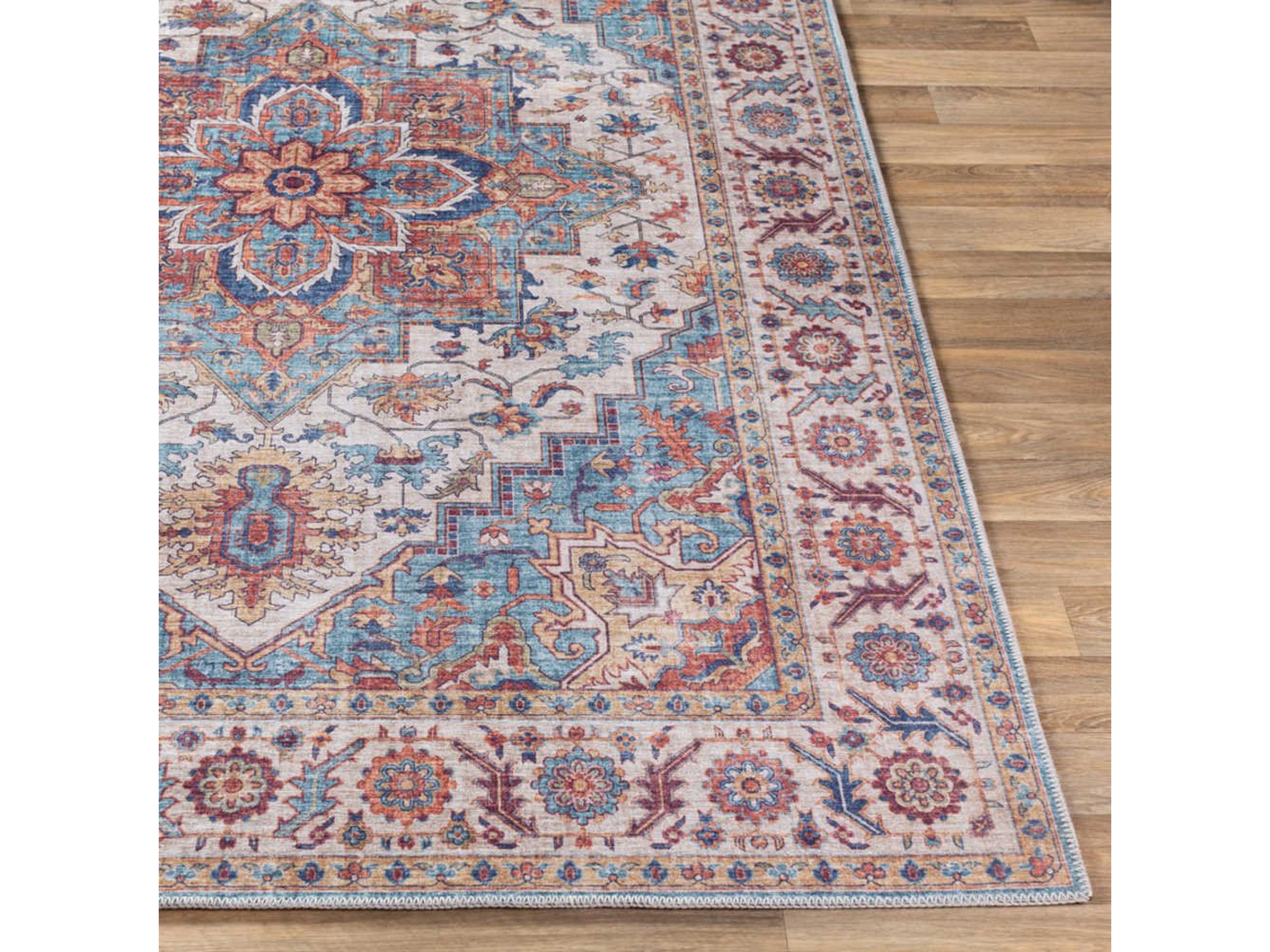 Livabliss by Surya Iris Bordered Runner Area Rug