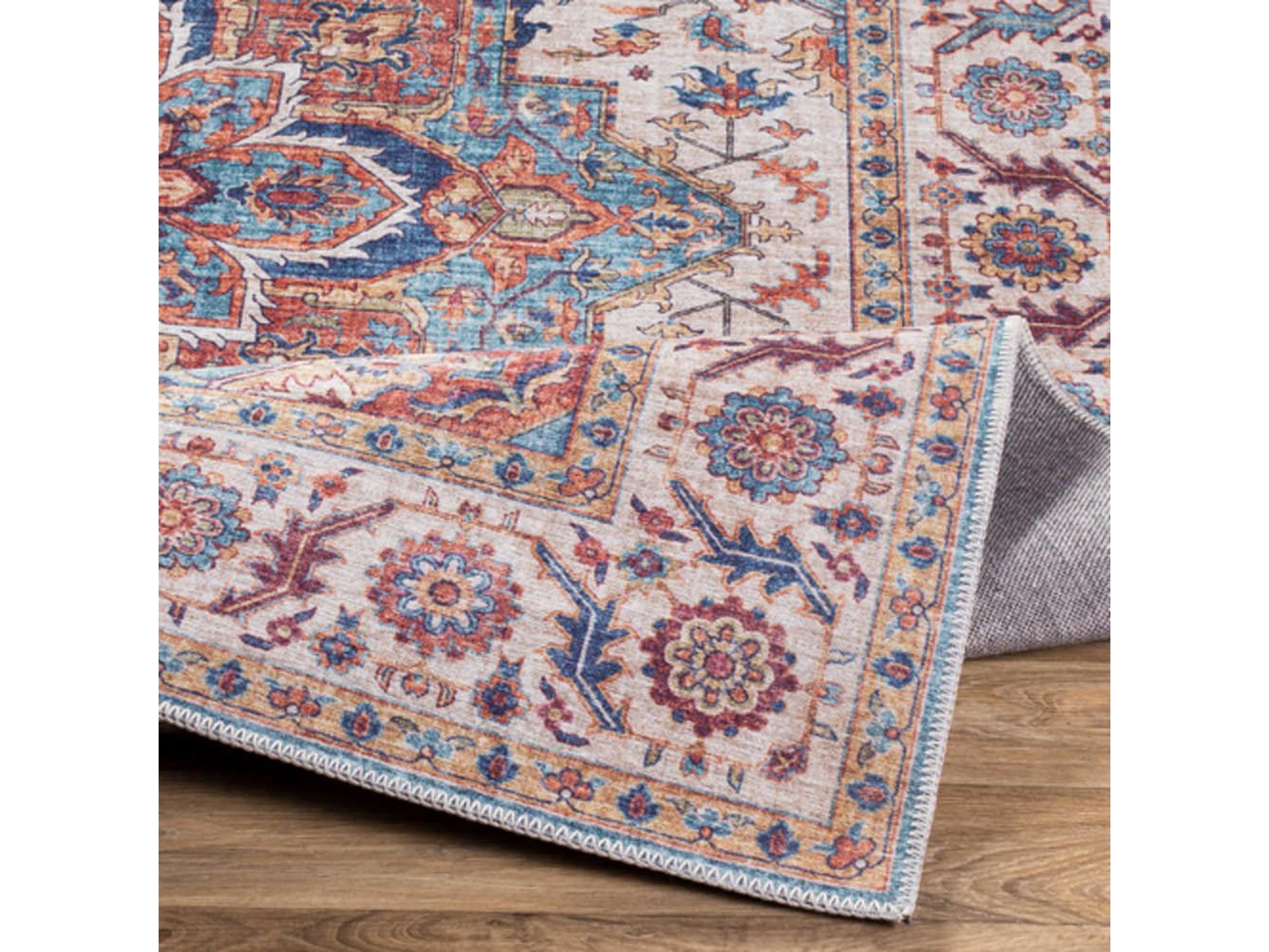 Livabliss by Surya Iris Bordered Runner Area Rug