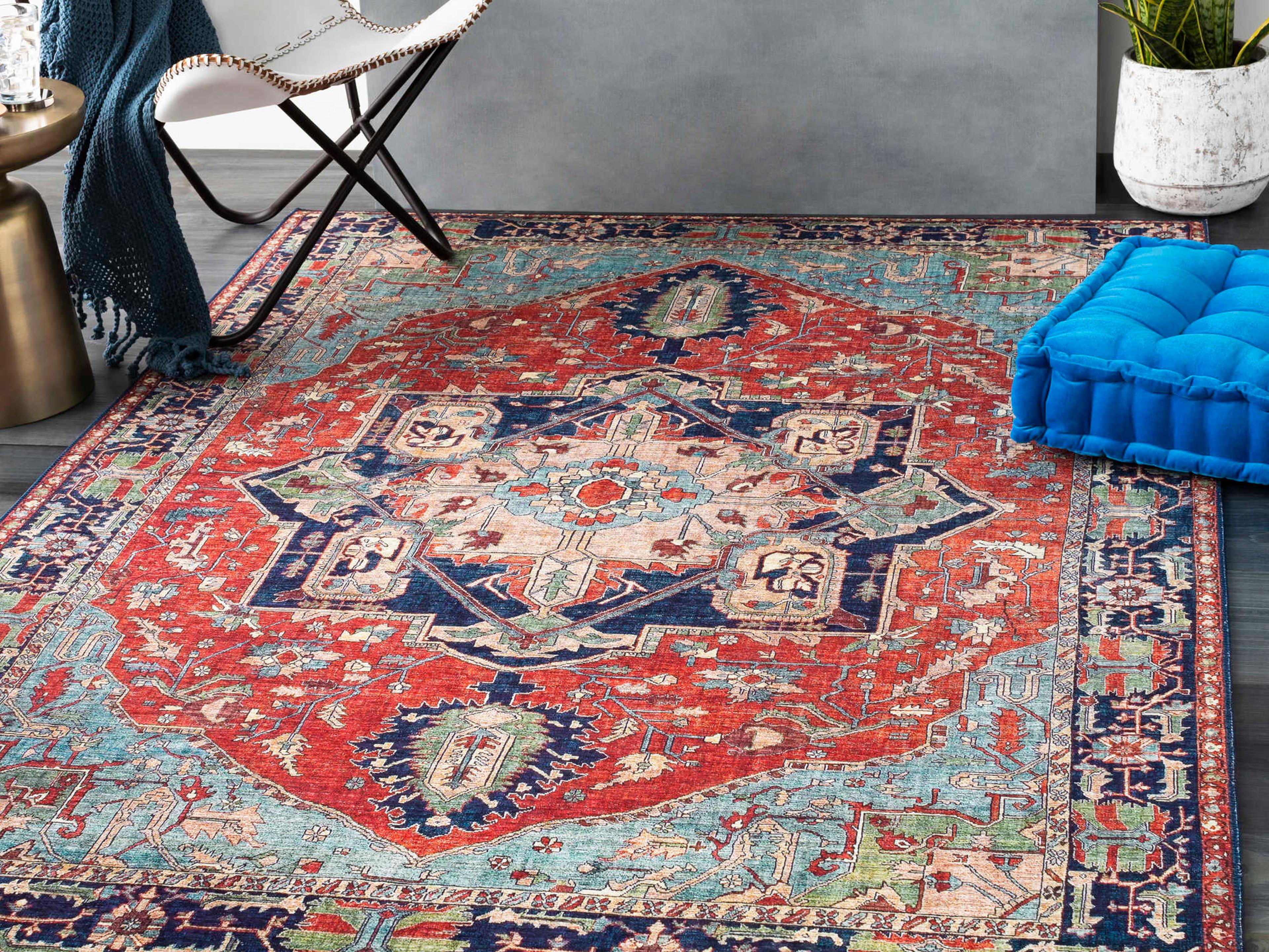 Livabliss by Surya Iris Bordered Runner Area Rug