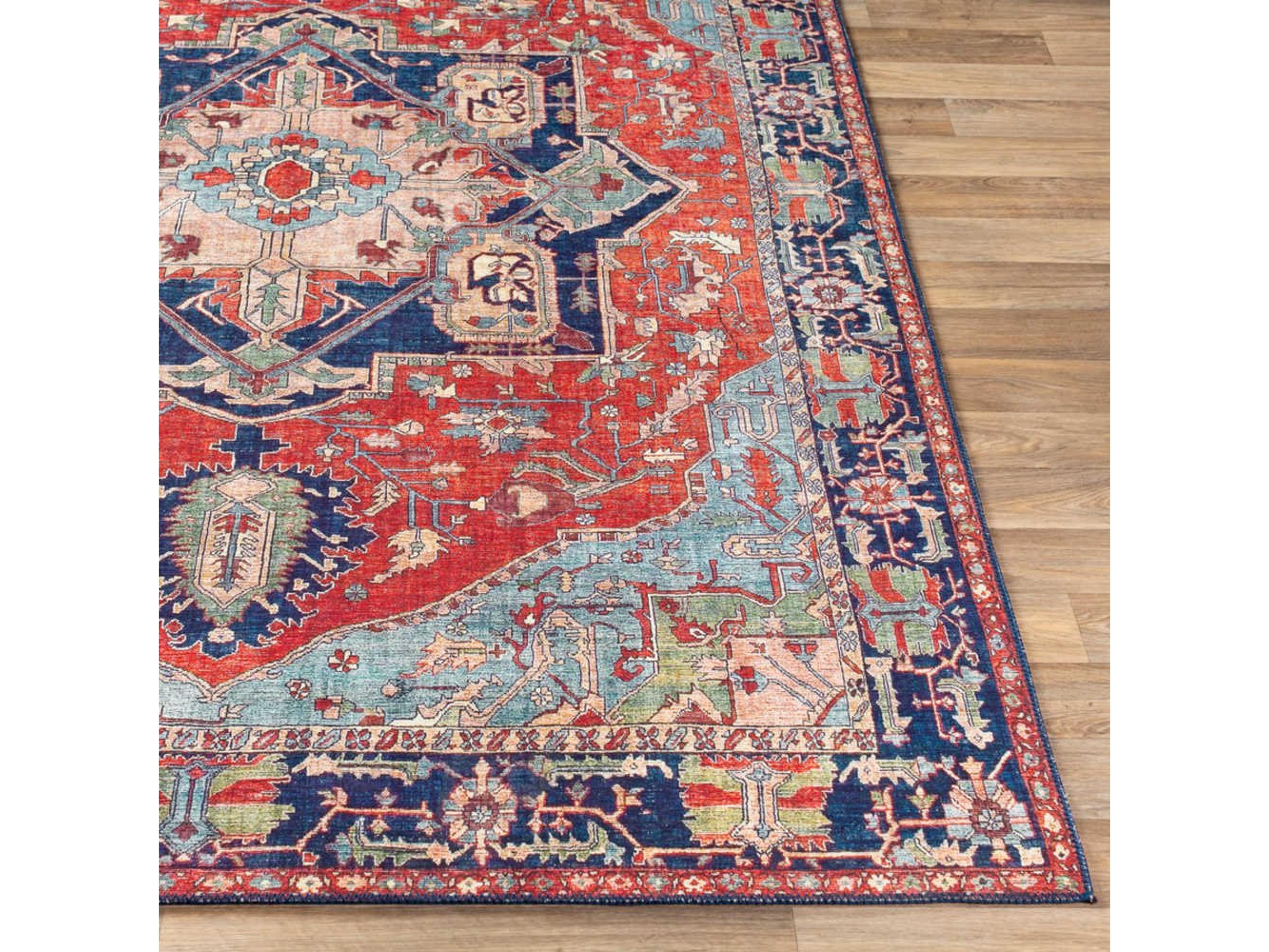 Livabliss by Surya Iris Bordered Runner Area Rug