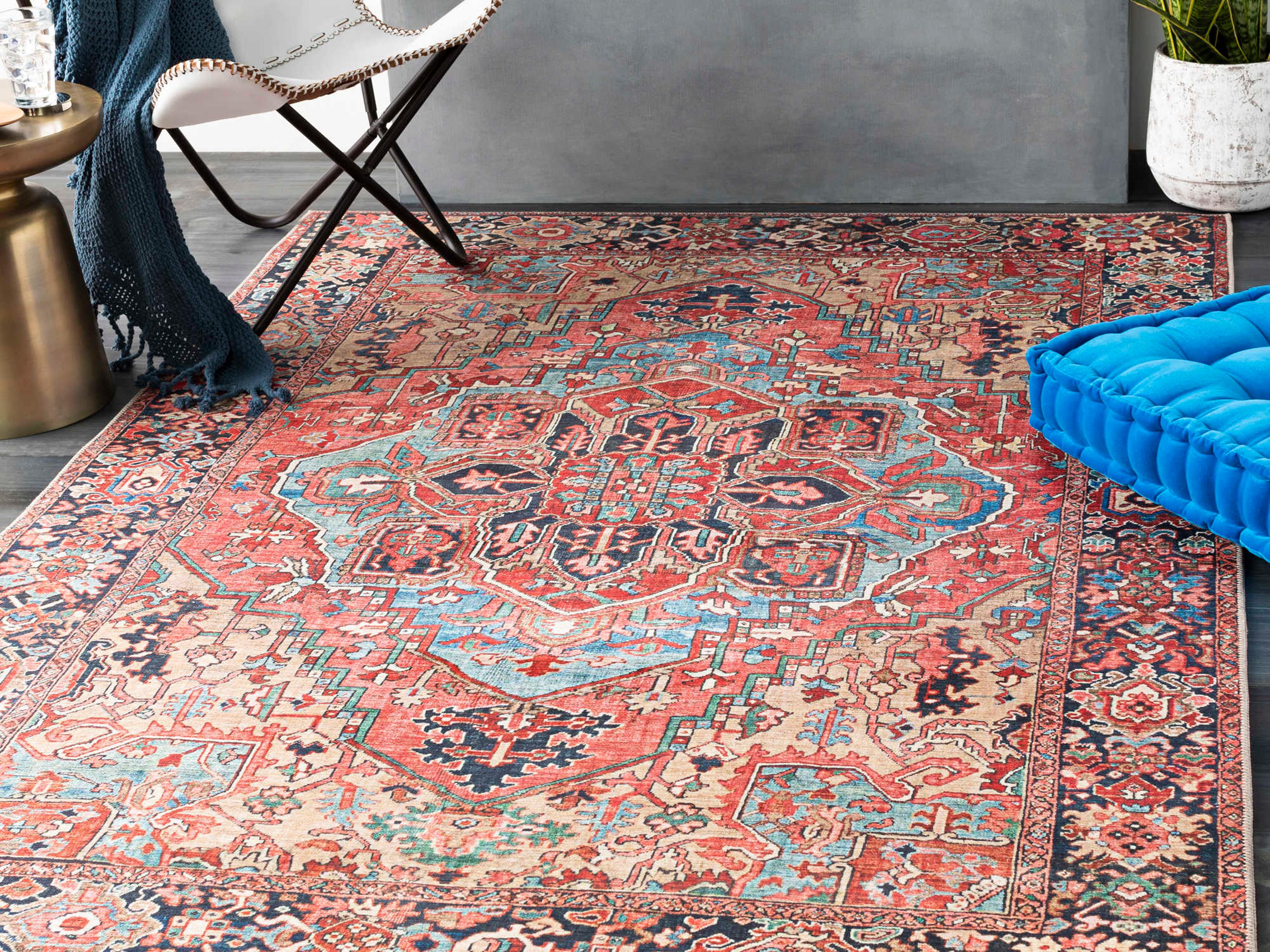 Livabliss by Surya Iris Bordered Runner Area Rug