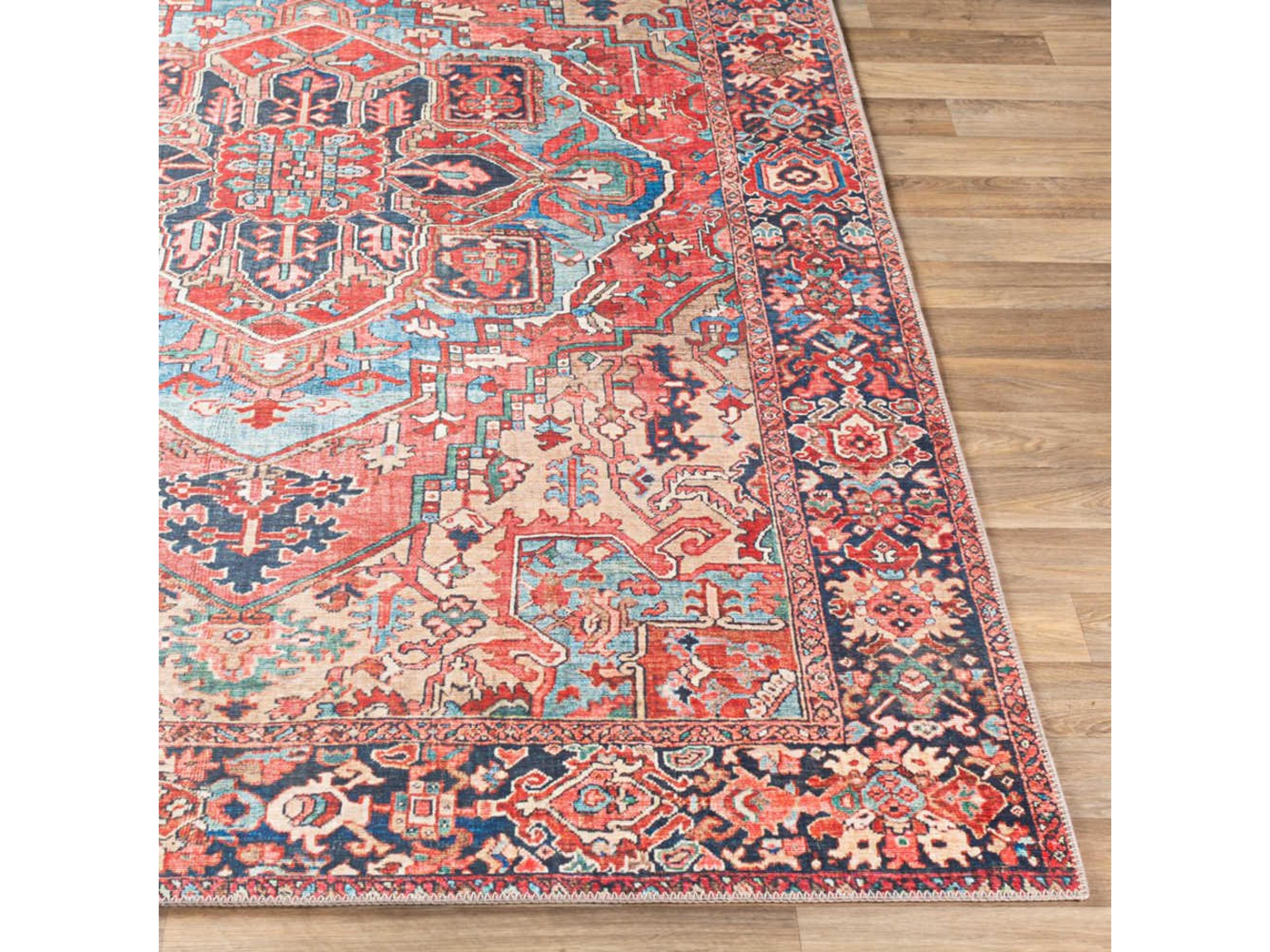 Livabliss by Surya Iris Bordered Runner Area Rug