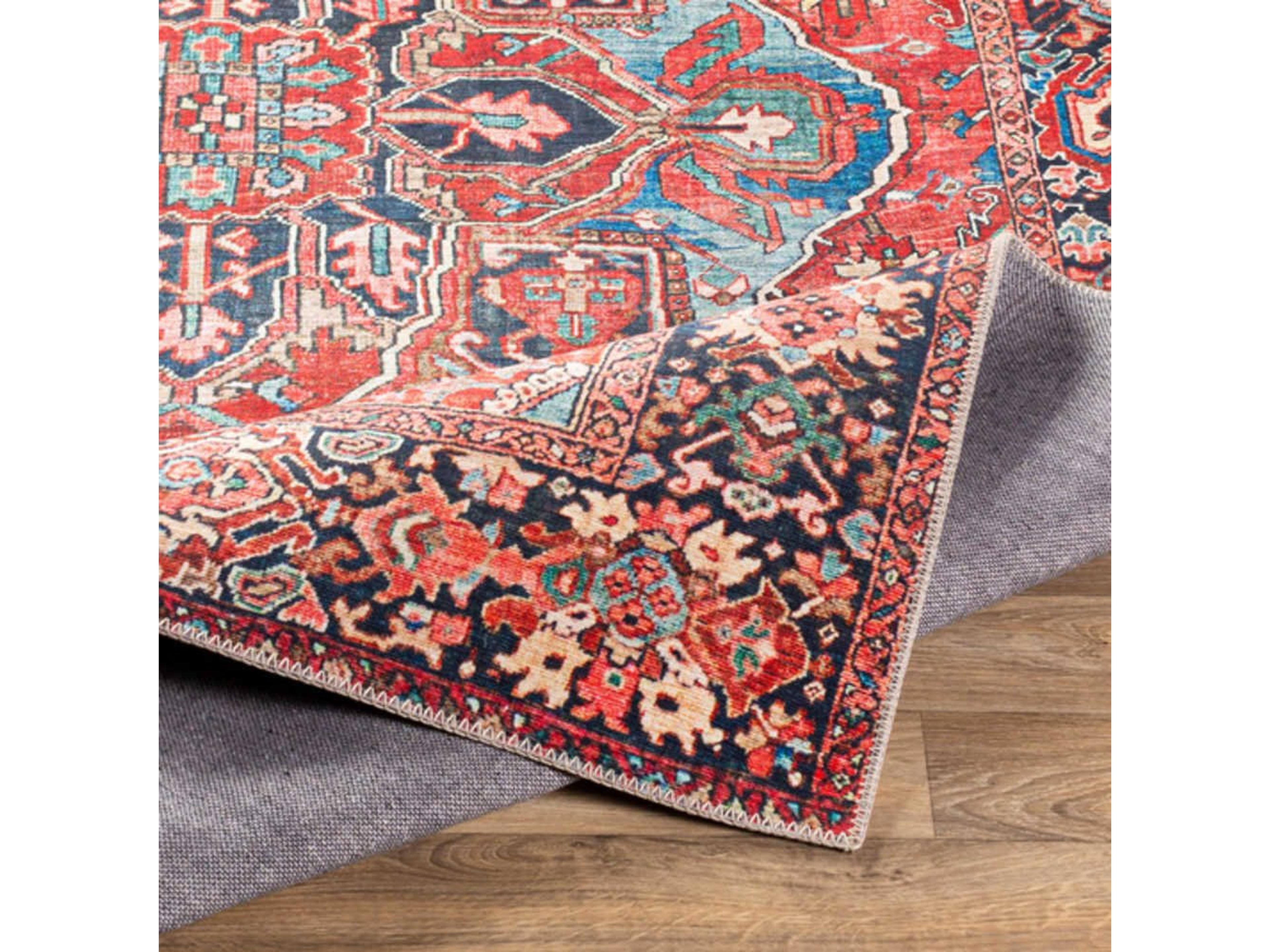 Livabliss by Surya Iris Bordered Runner Area Rug