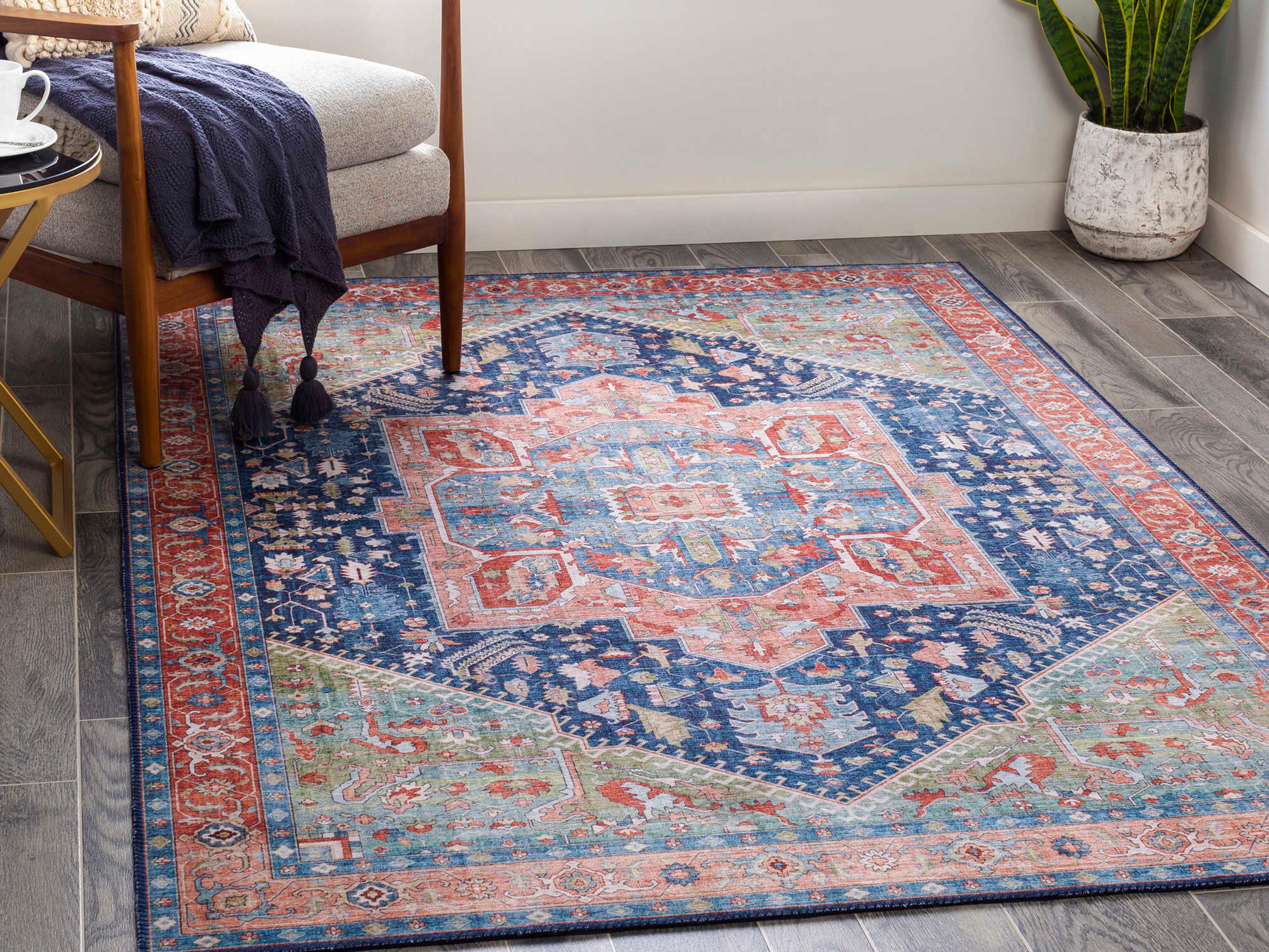 Livabliss by Surya Iris Bordered Runner Area Rug