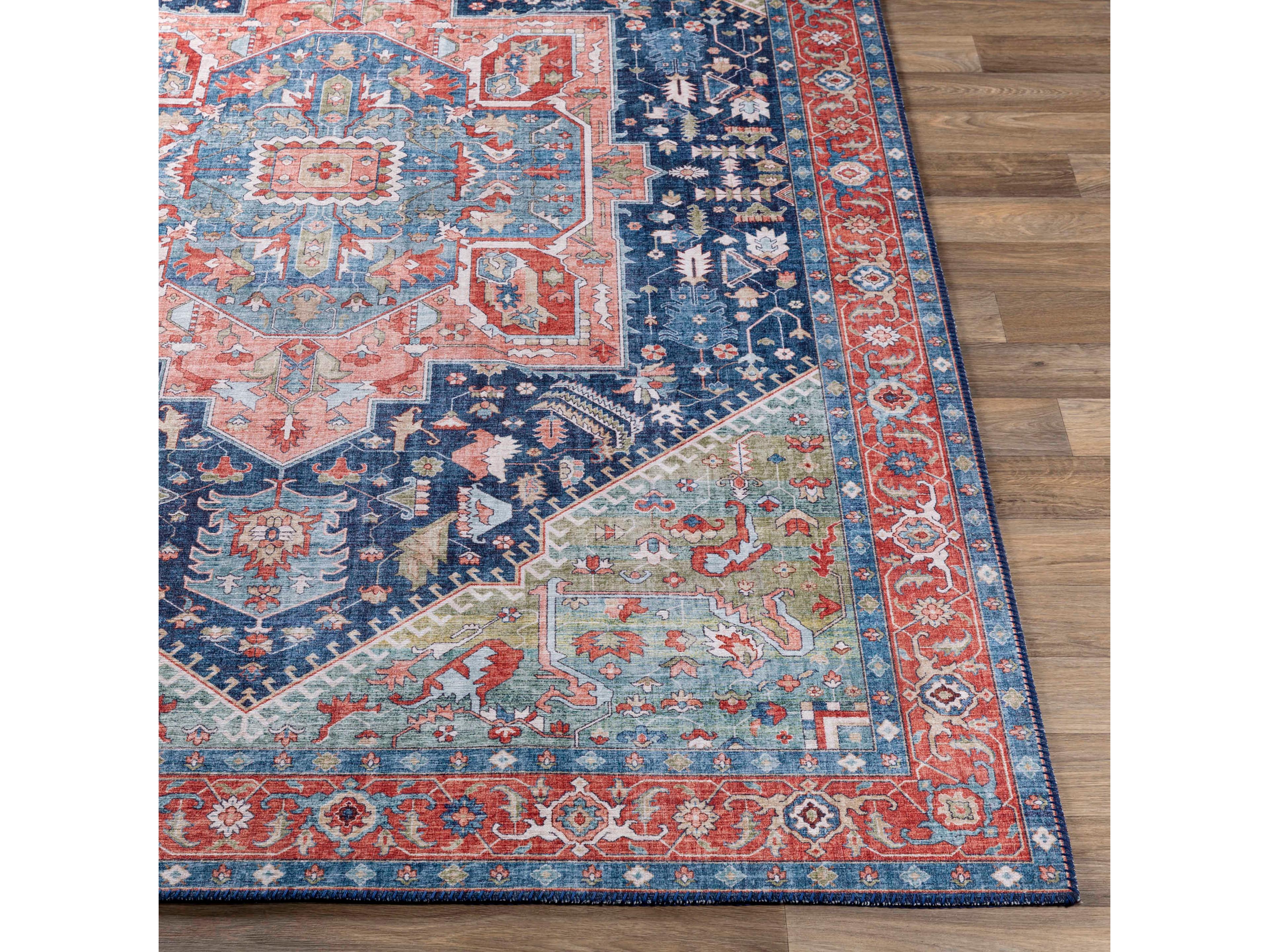 Livabliss by Surya Iris Bordered Runner Area Rug