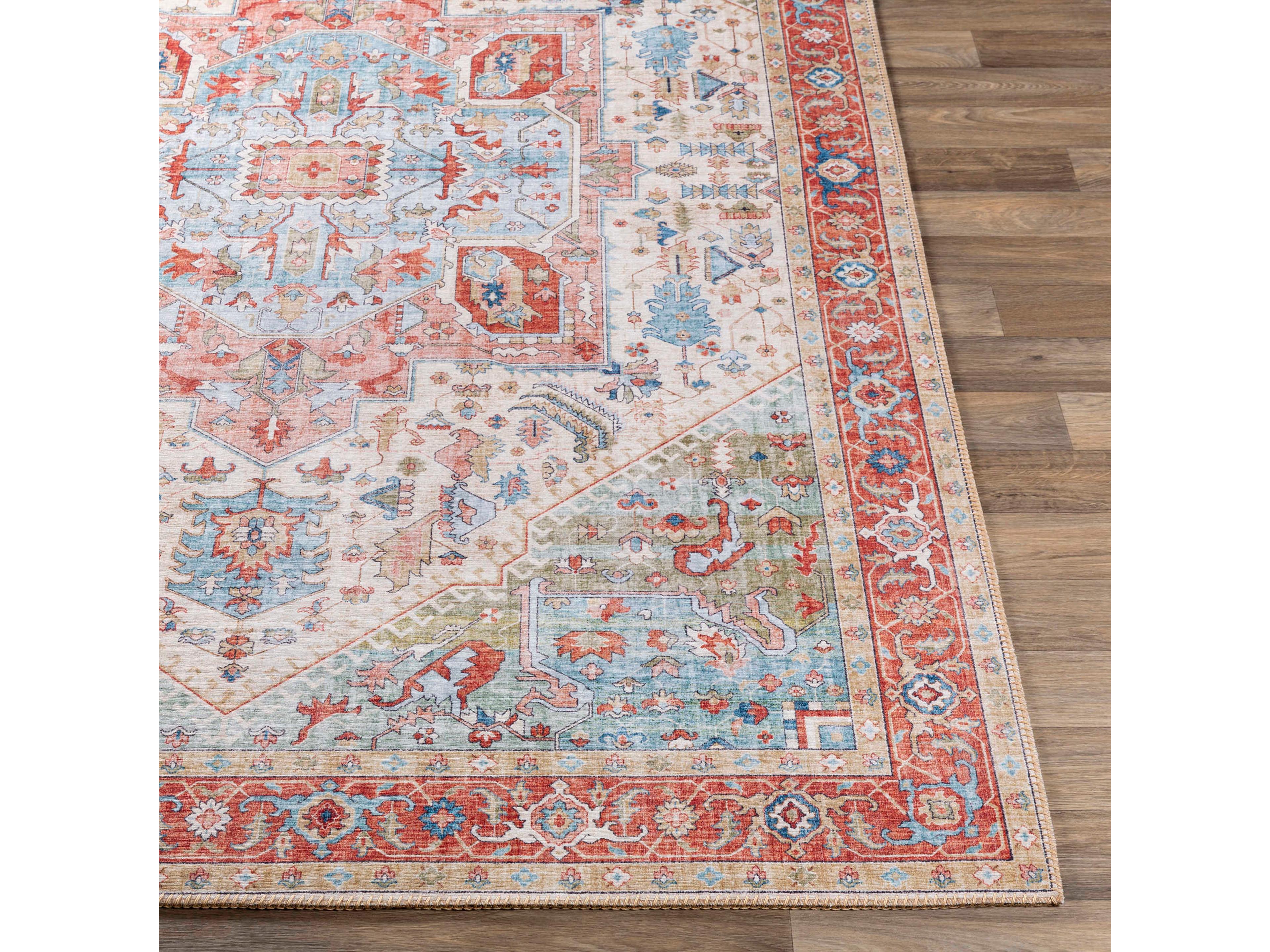 Livabliss by Surya Iris Bordered Runner Area Rug