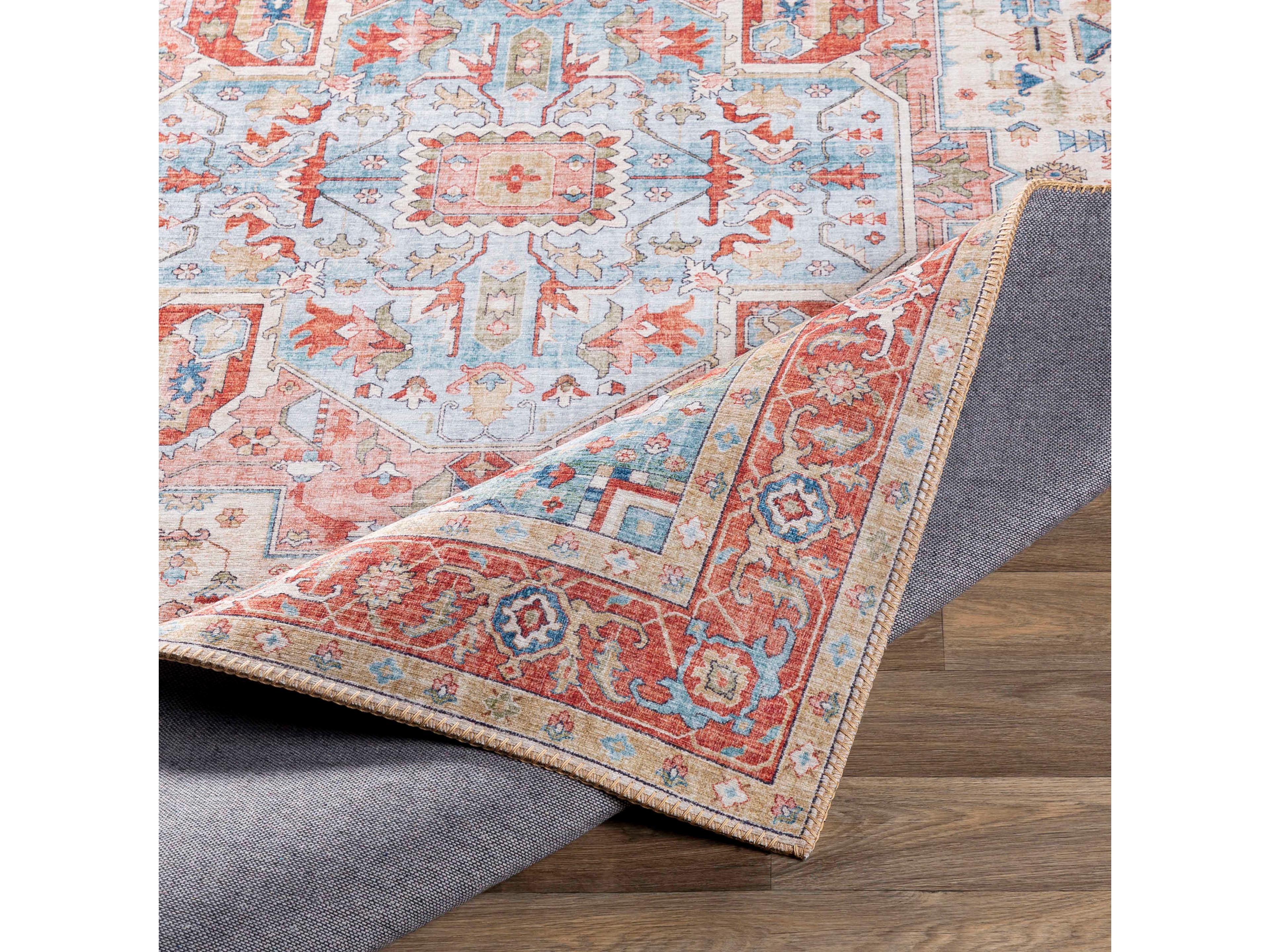 Livabliss by Surya Iris Bordered Runner Area Rug