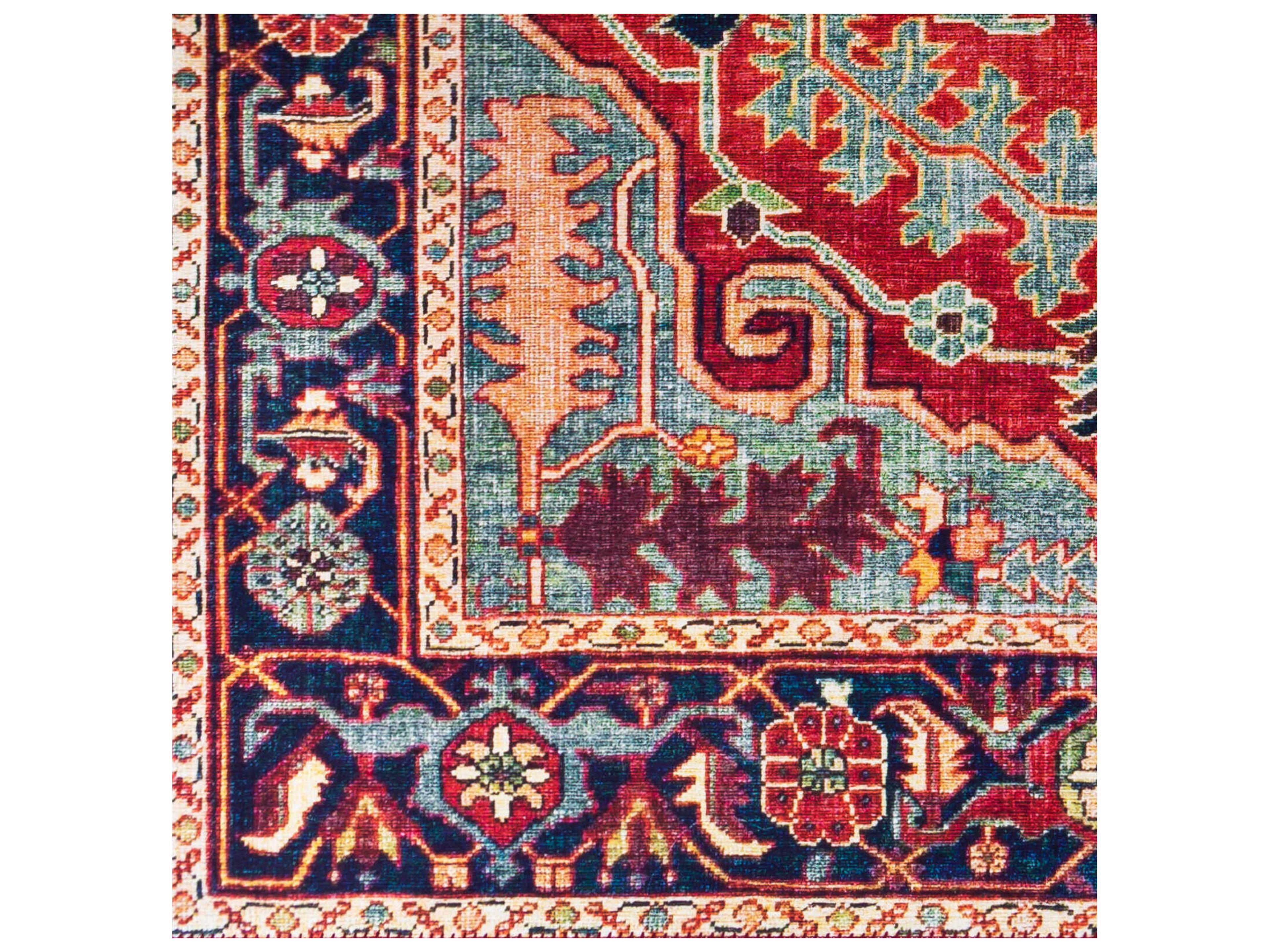 Livabliss by Surya Iris Bordered Runner Area Rug