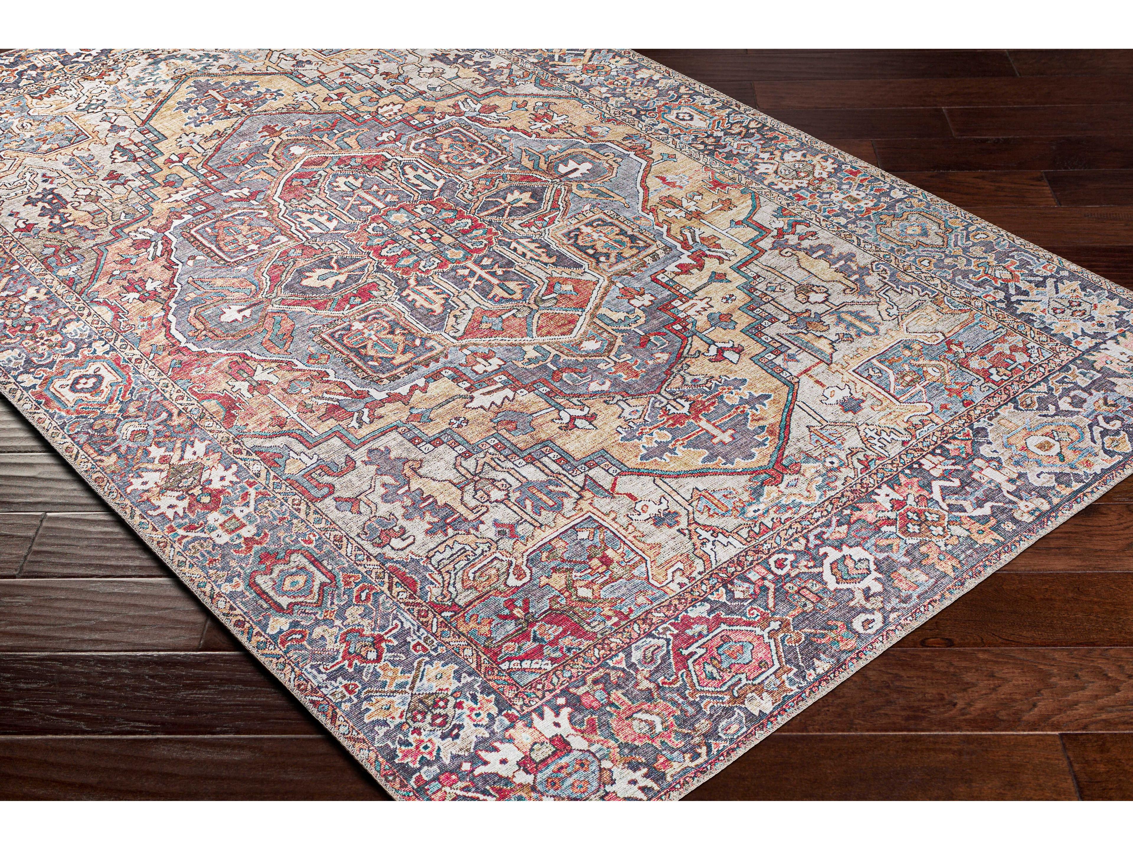 Livabliss by Surya Iris Bordered Runner Area Rug