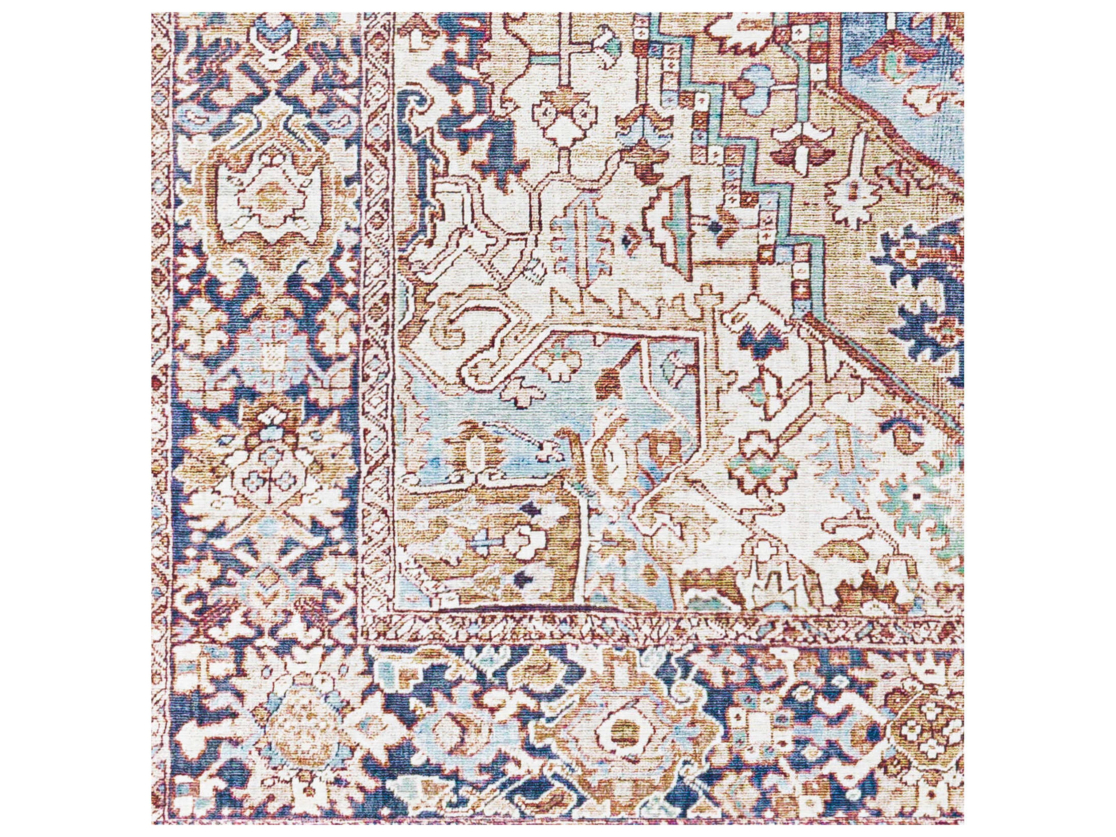 Livabliss by Surya Iris Bordered Runner Area Rug