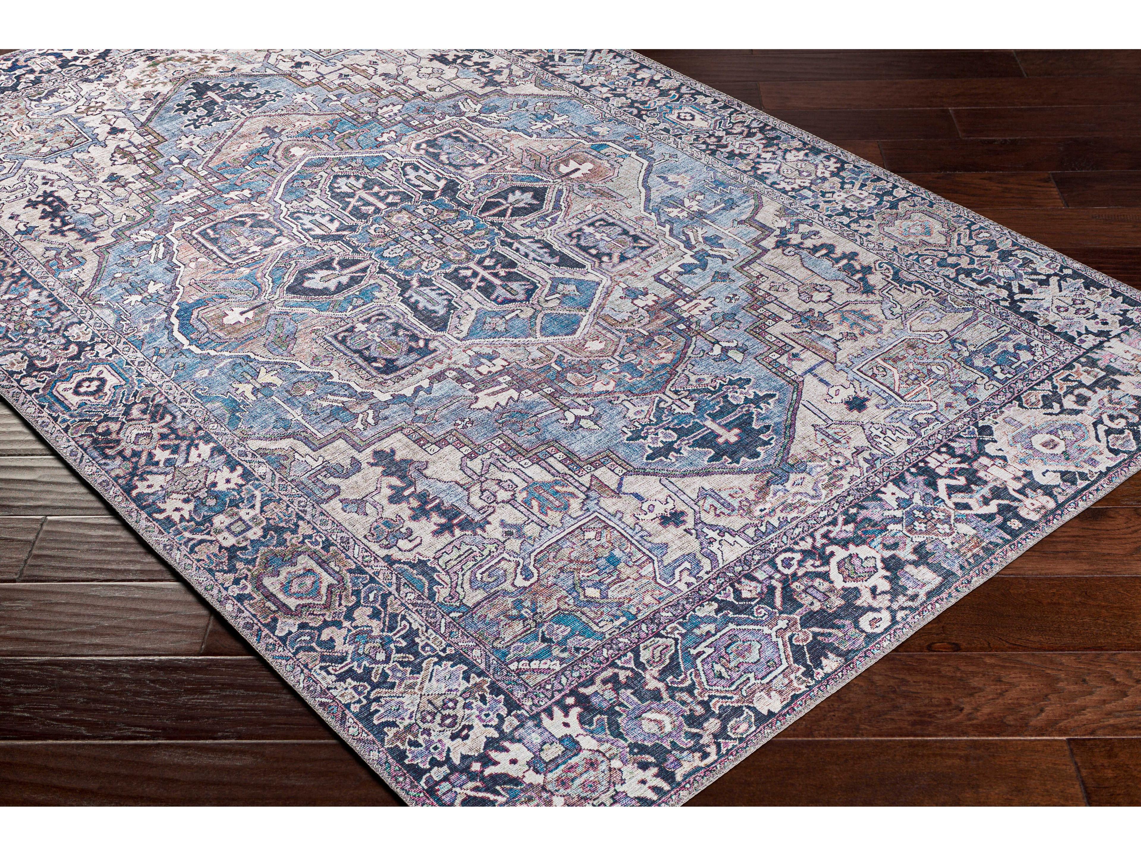 Livabliss by Surya Iris Bordered Runner Area Rug