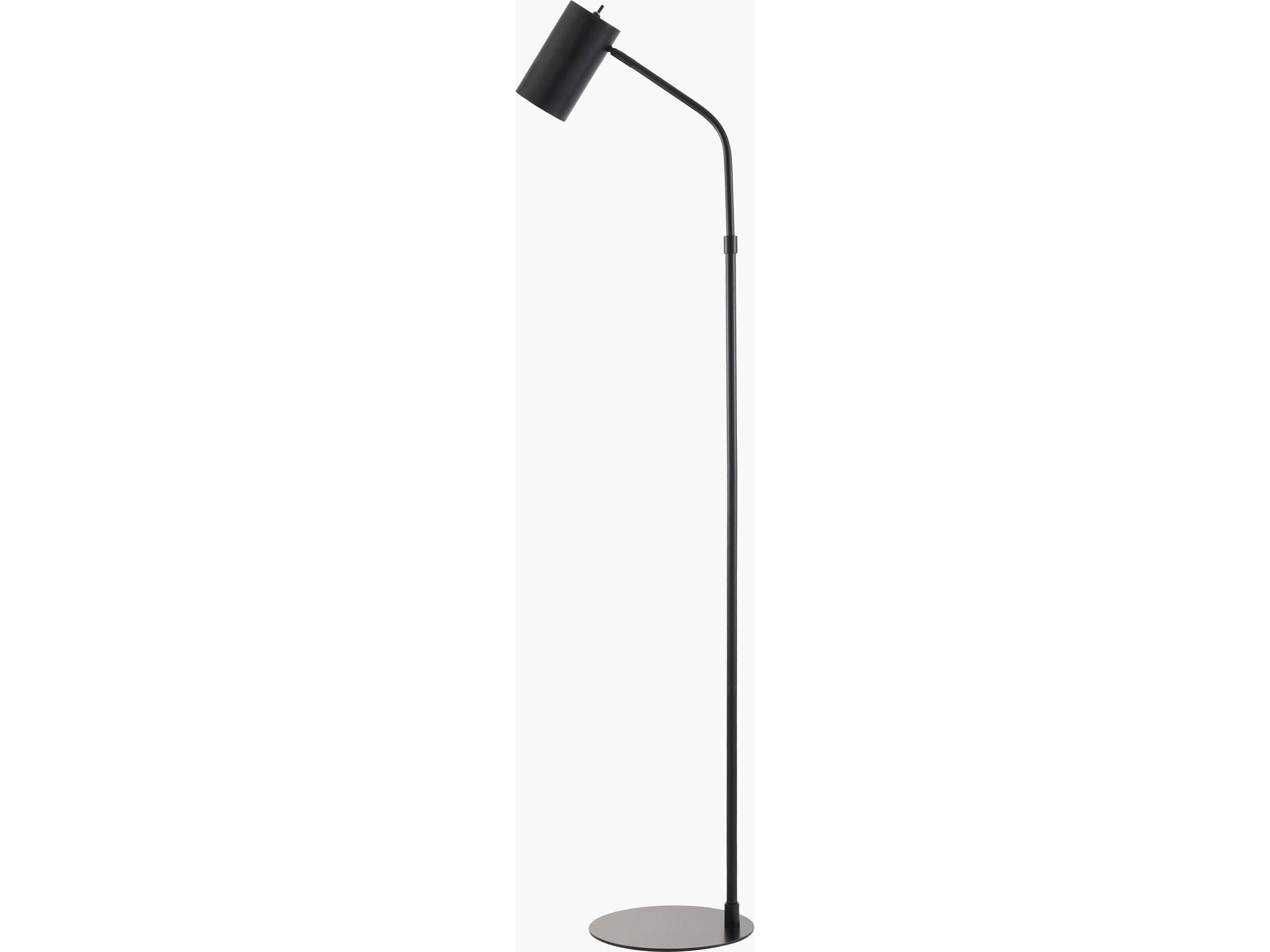 Ivel Black Metal Floor Lamp