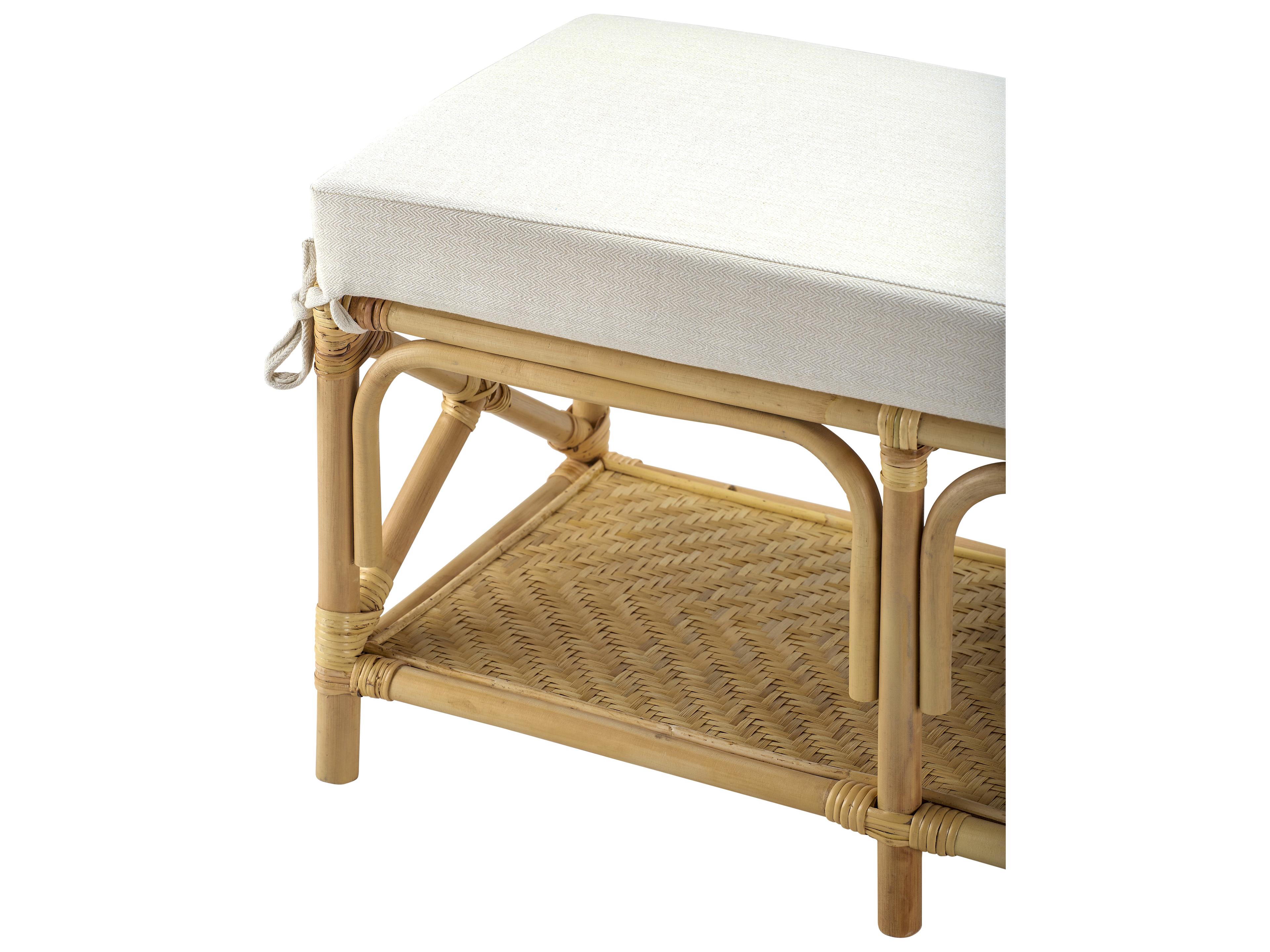 Luxecor Blissful Wheat Brown Upholstered Accent Bench