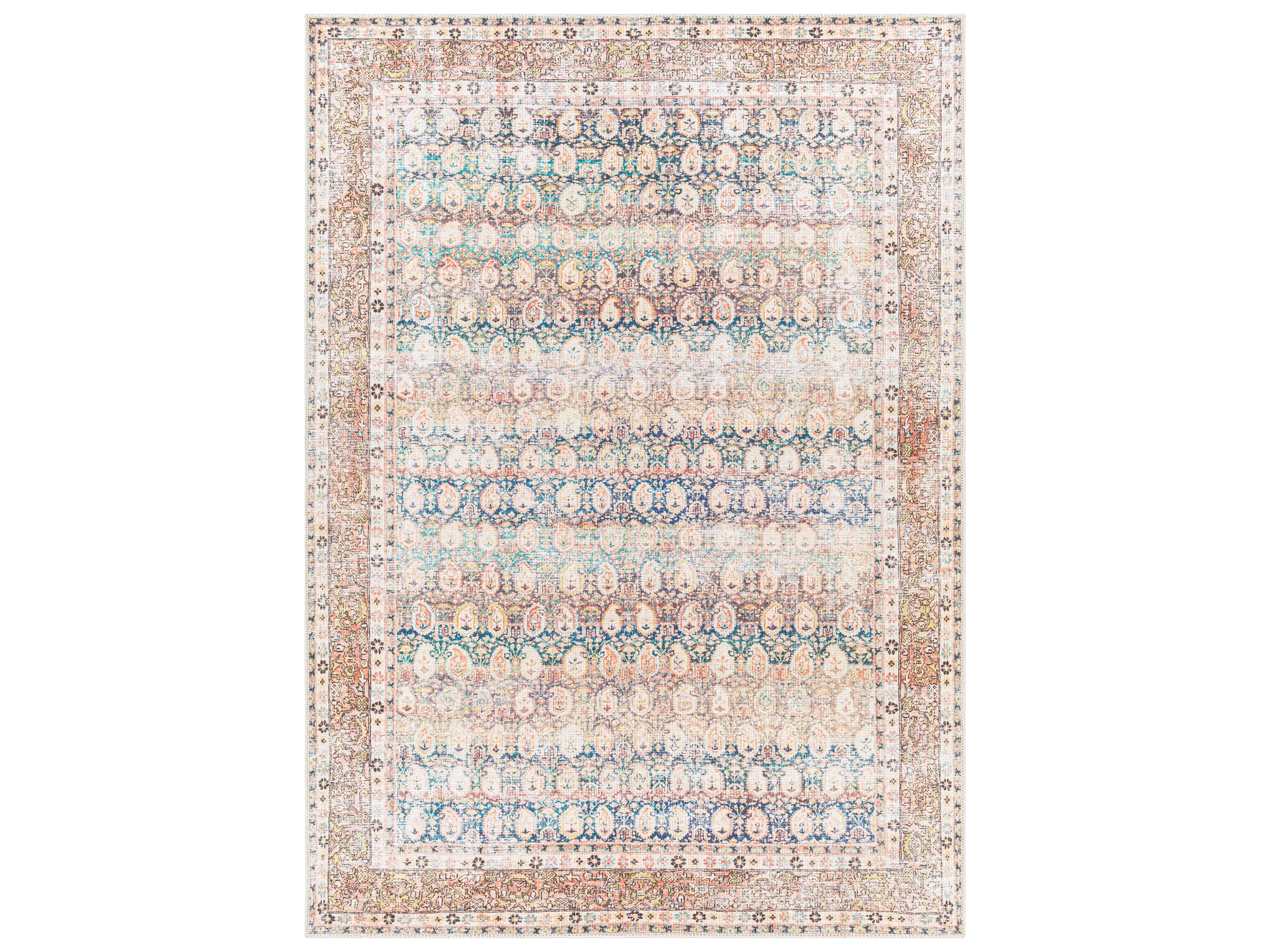 Kemer Bordered Area Rug