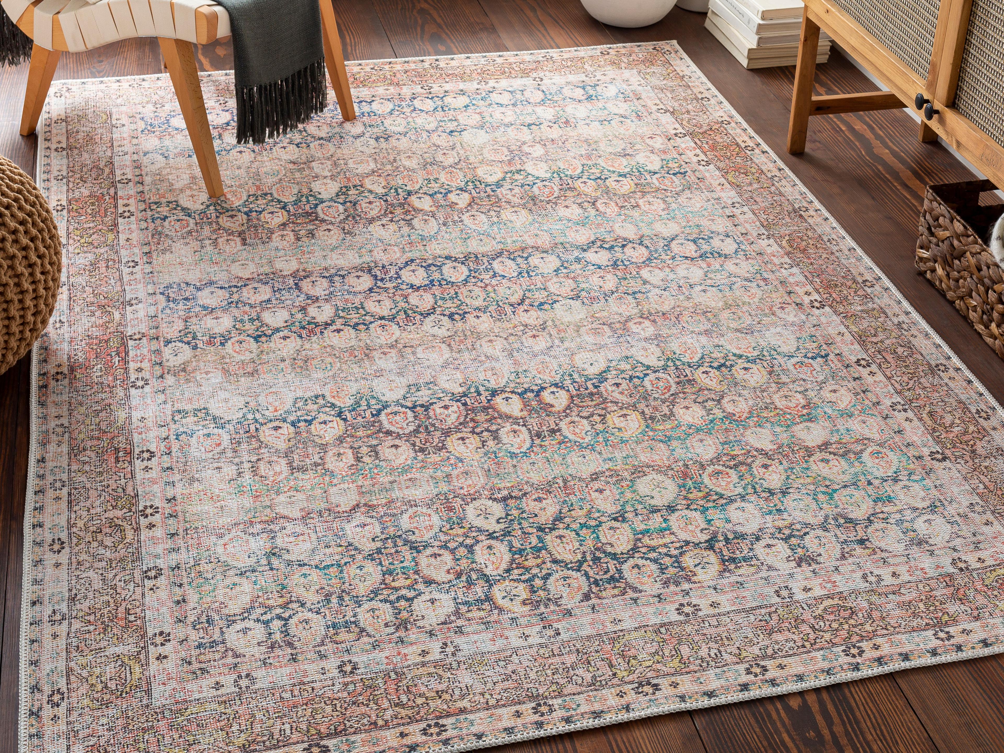 Livabliss by Surya Kemer Bordered Area Rug