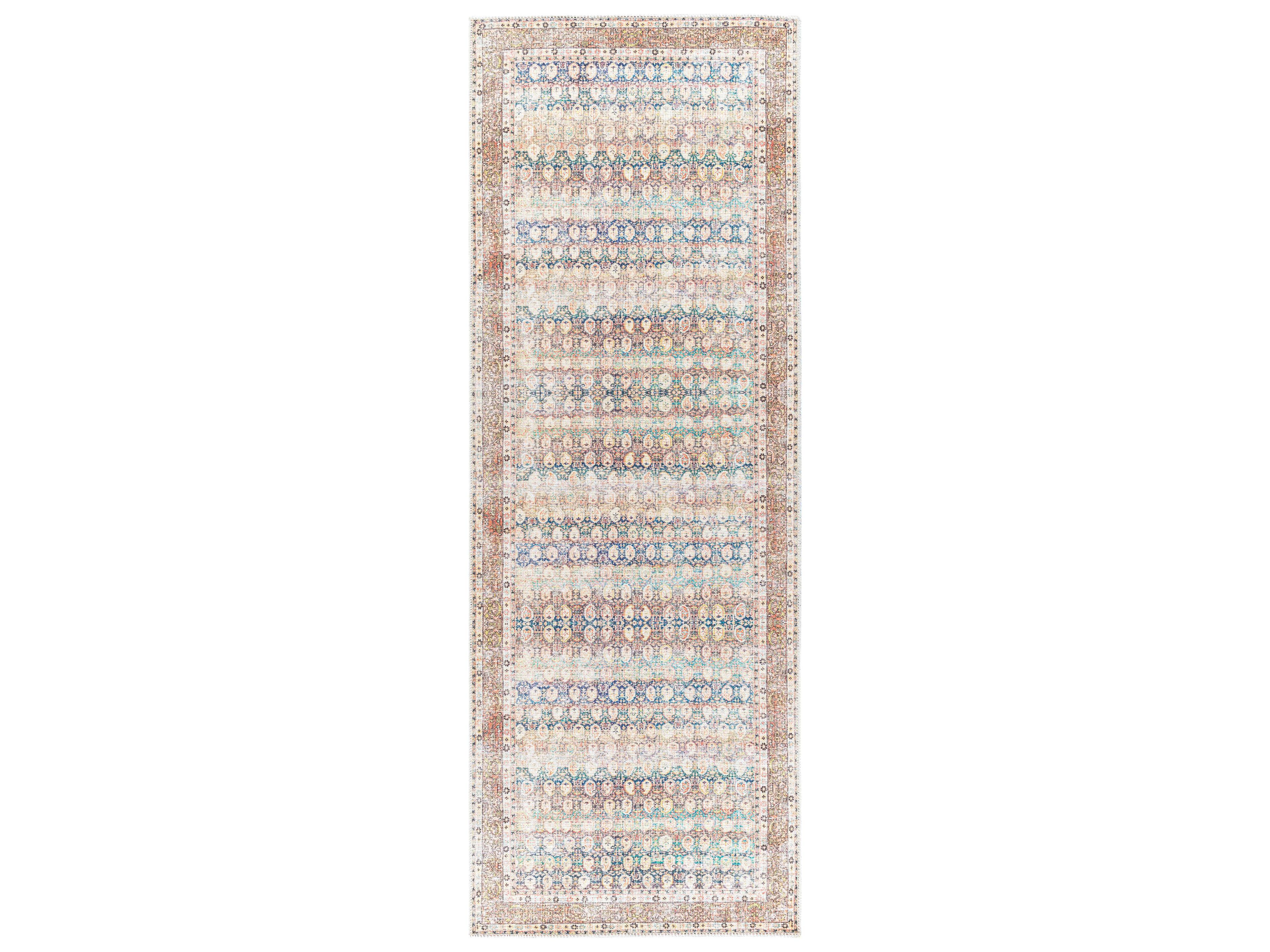 Kemer Bordered Runner Area Rug