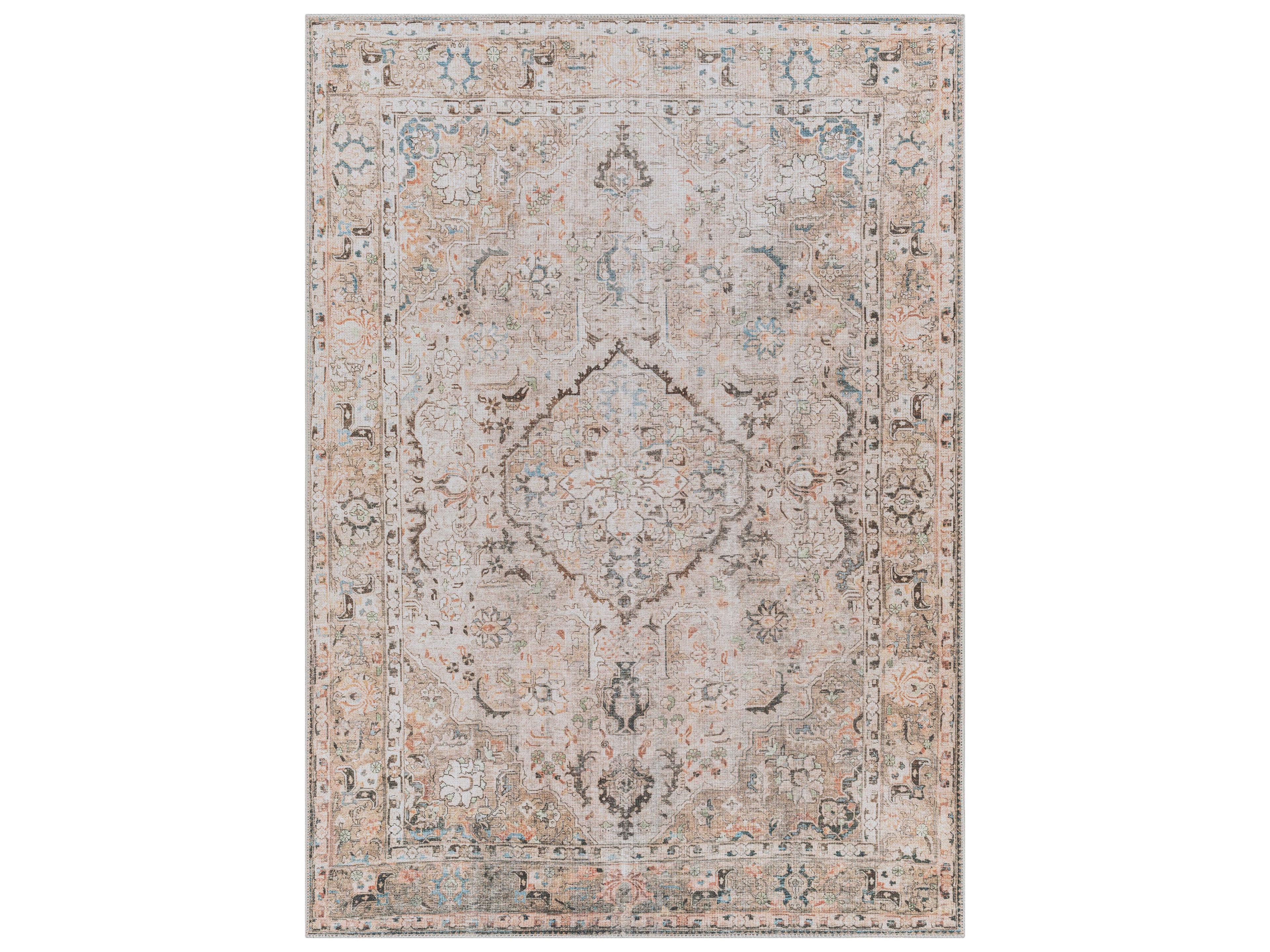 Kemer Bordered Area Rug