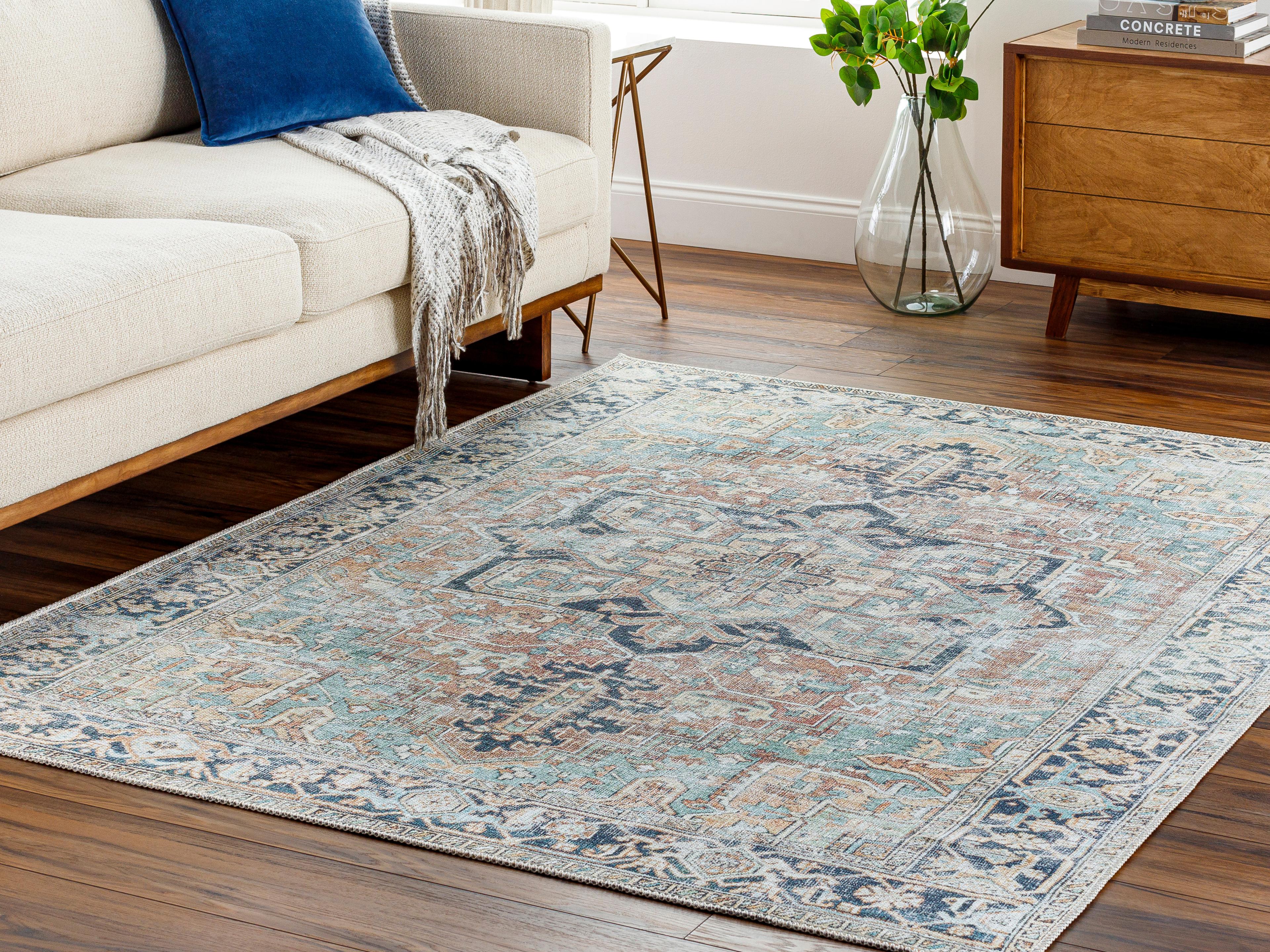 Livabliss by Surya Kemer Bordered Area Rug