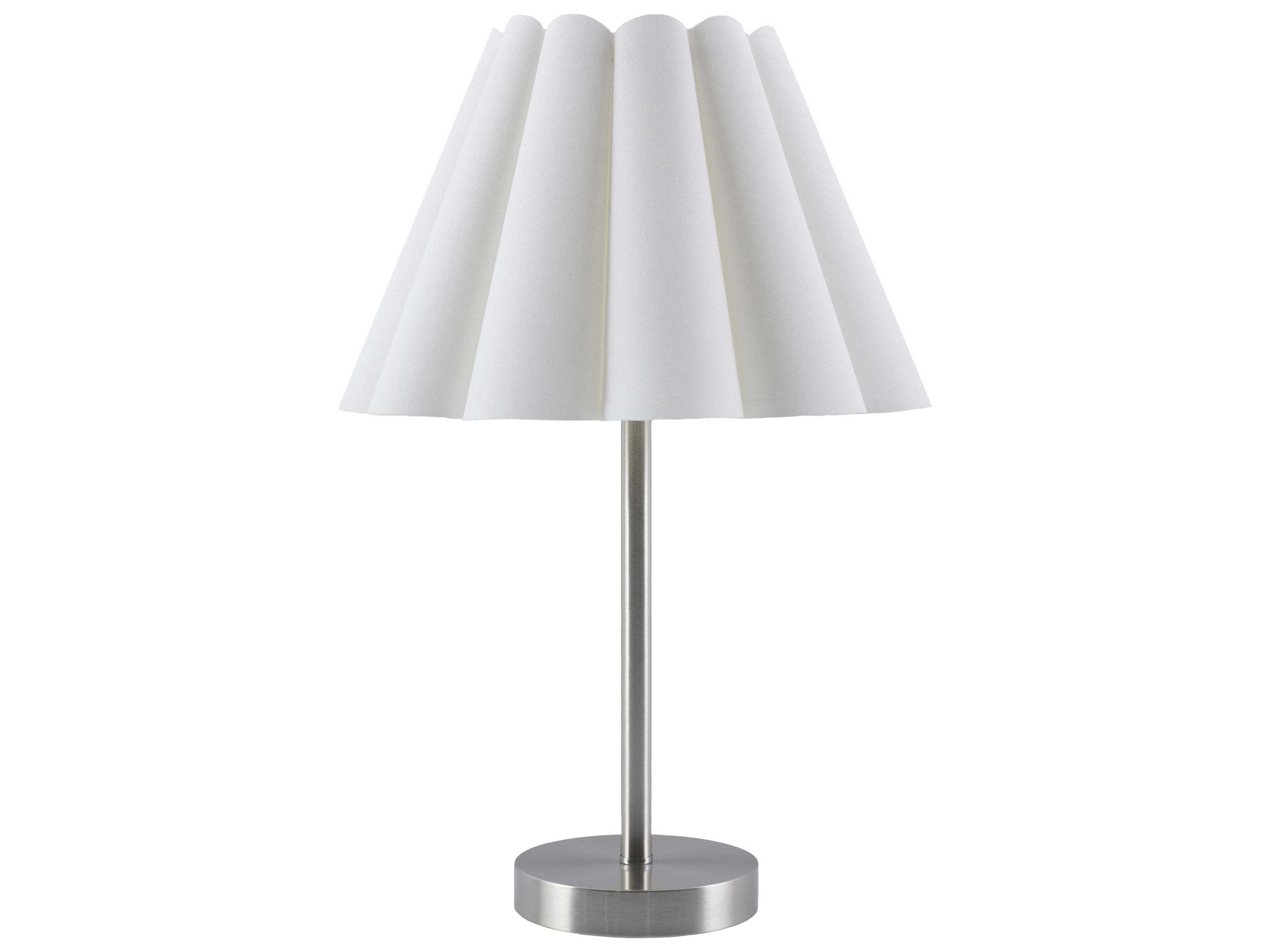 Leynar Metallic Nickel Table Lamp
