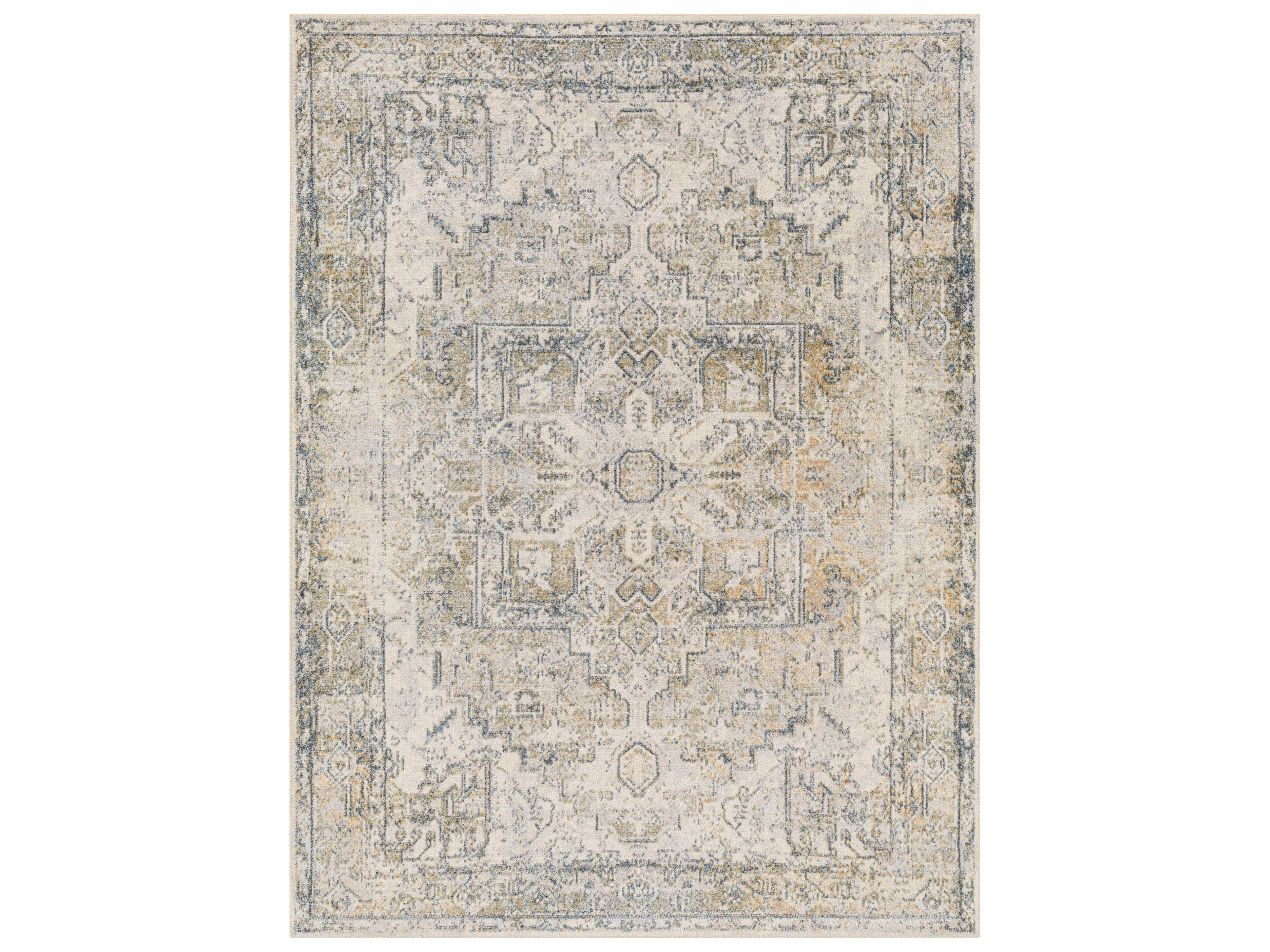 Lillian Bordered Runner Area Rug