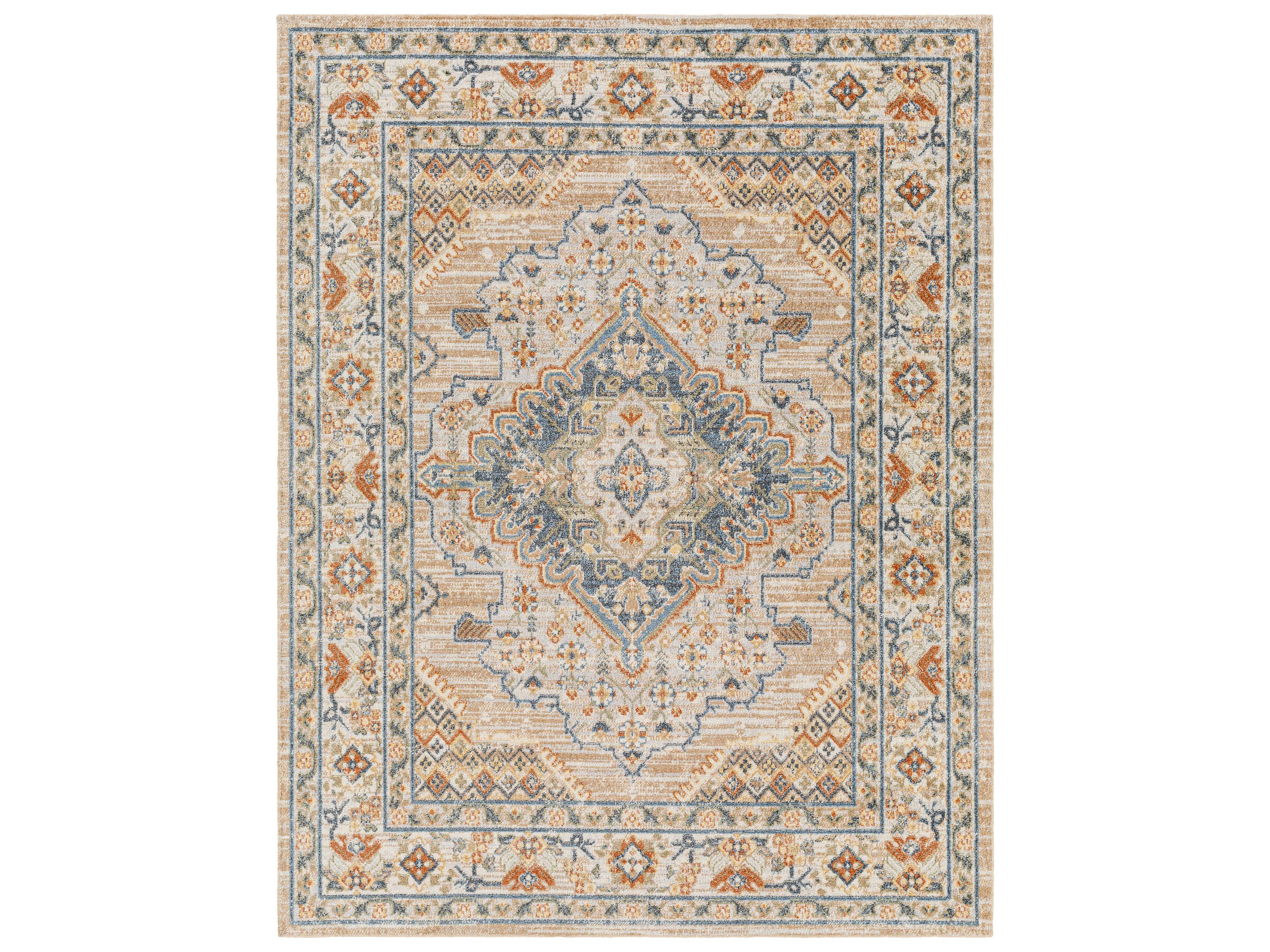 Lillian Bordered Runner Area Rug