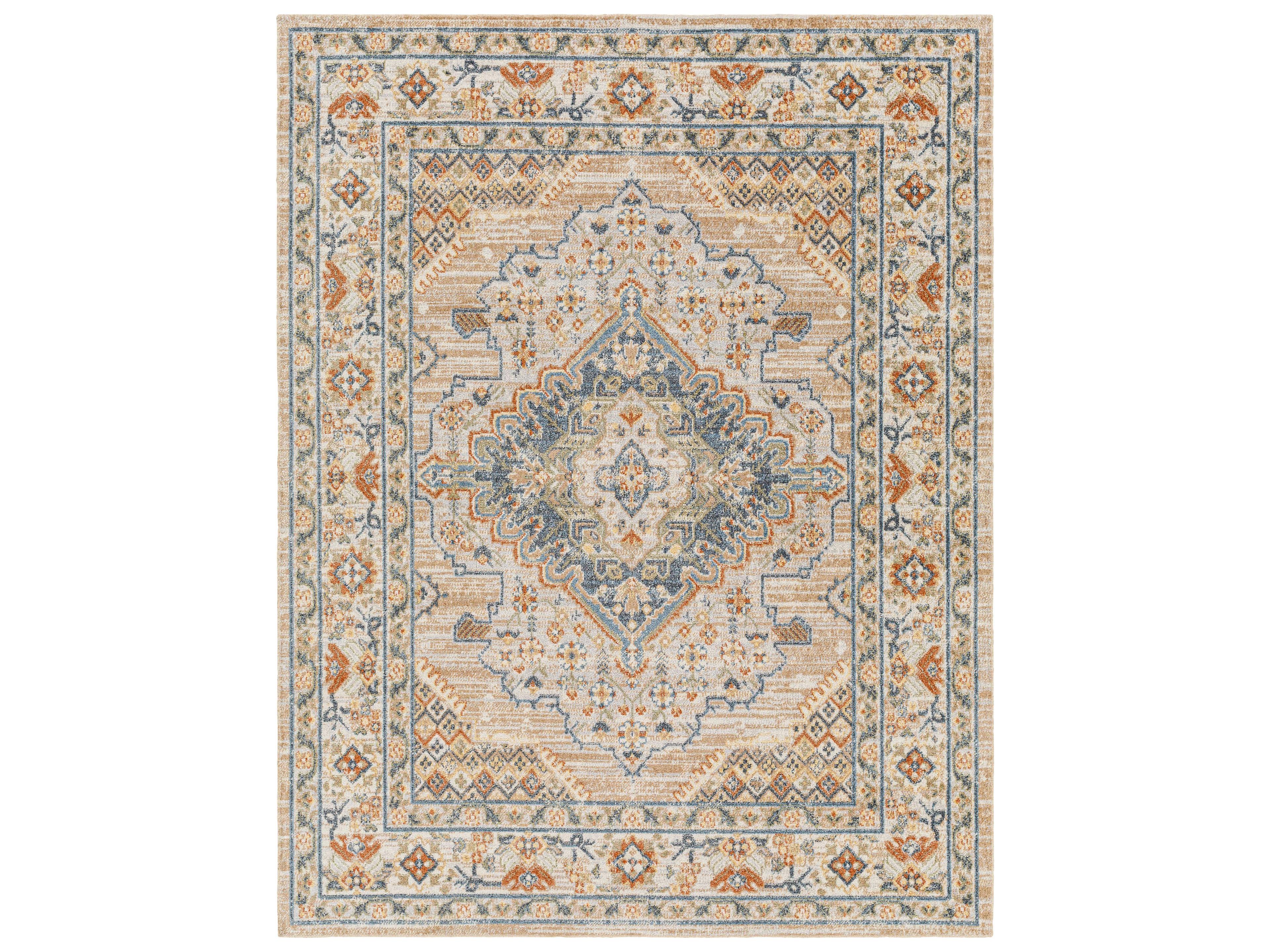 Lillian Bordered Area Rug