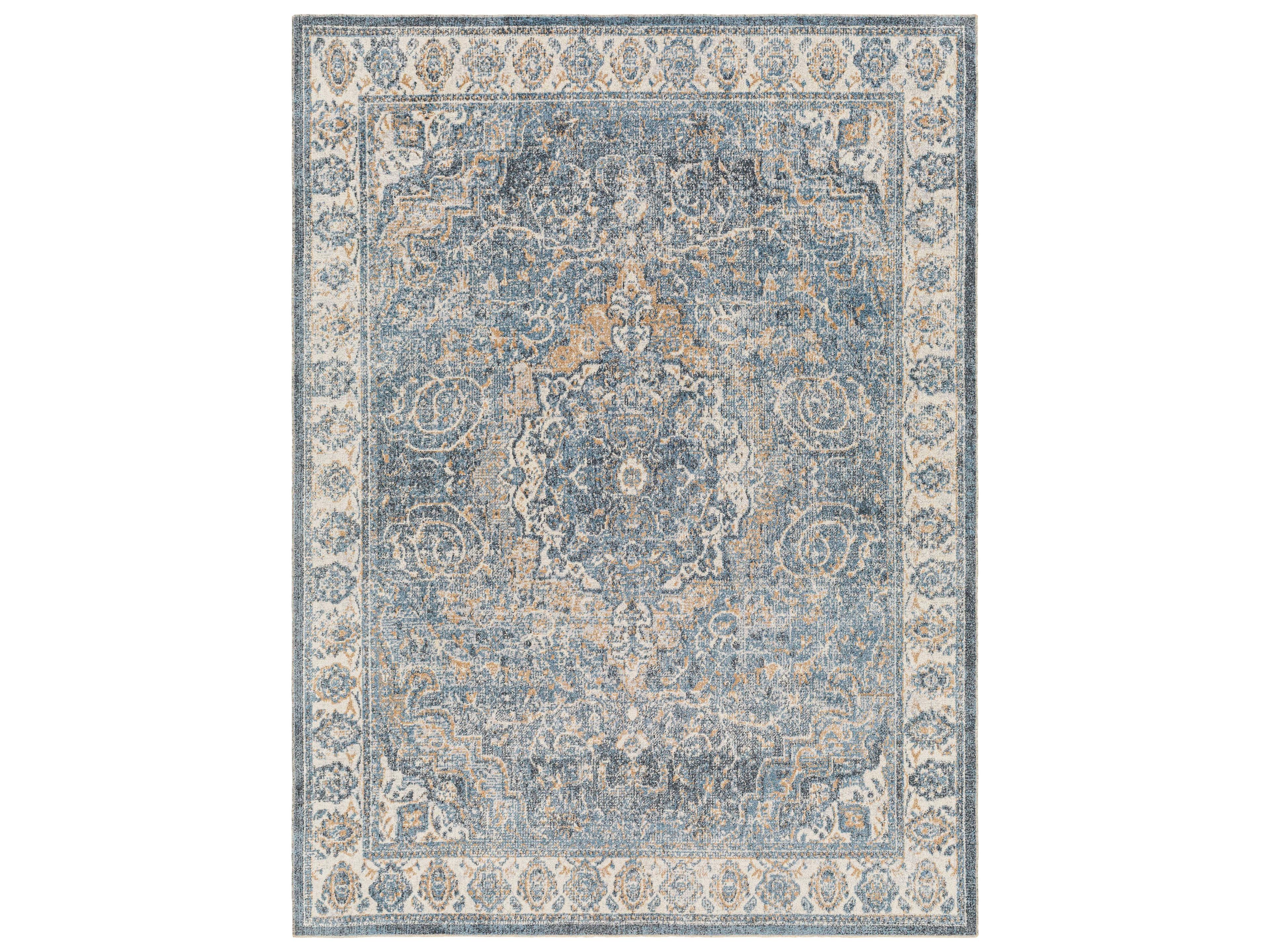 Lillian Bordered Area Rug
