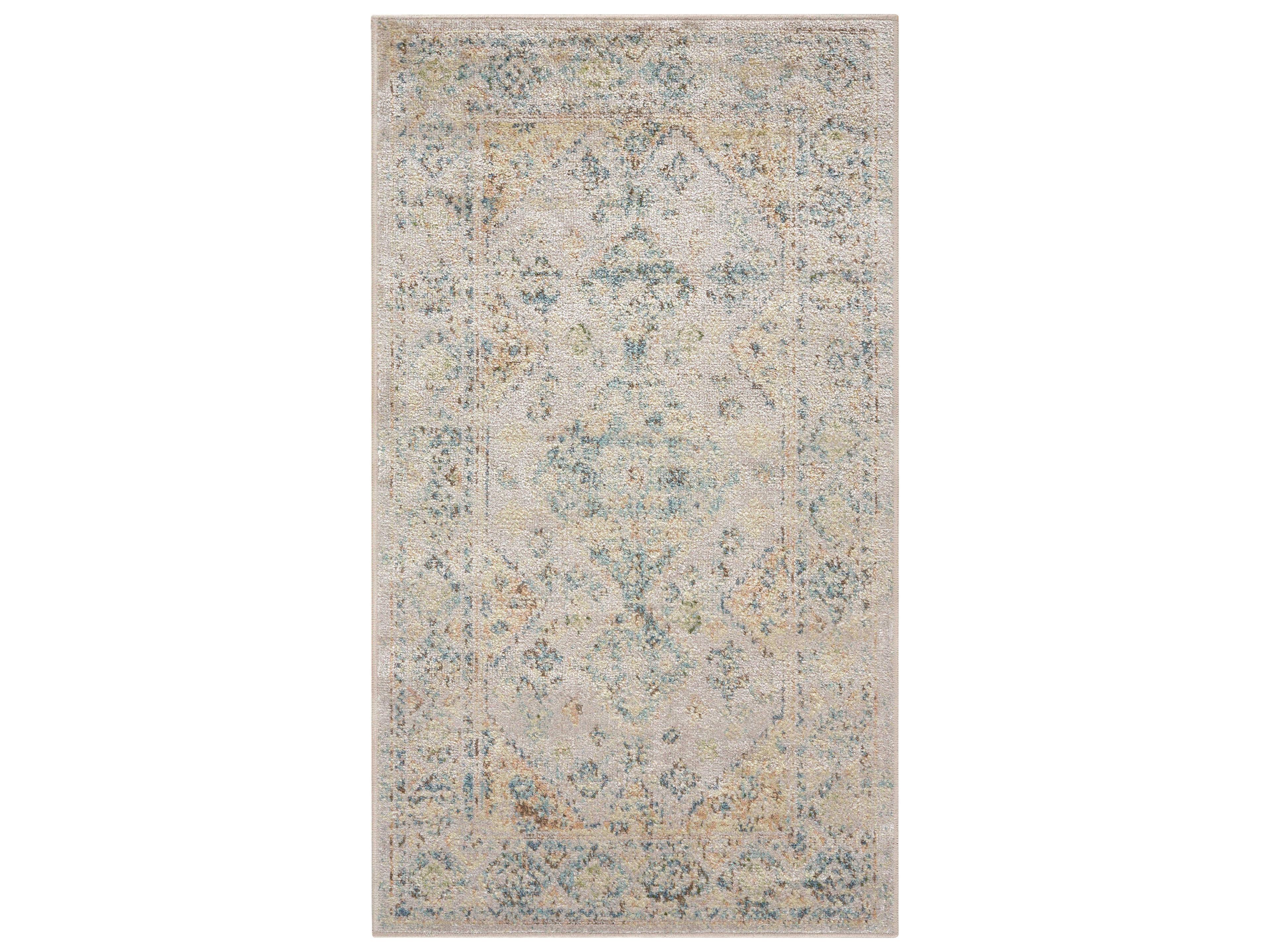 Lillian Bordered Area Rug