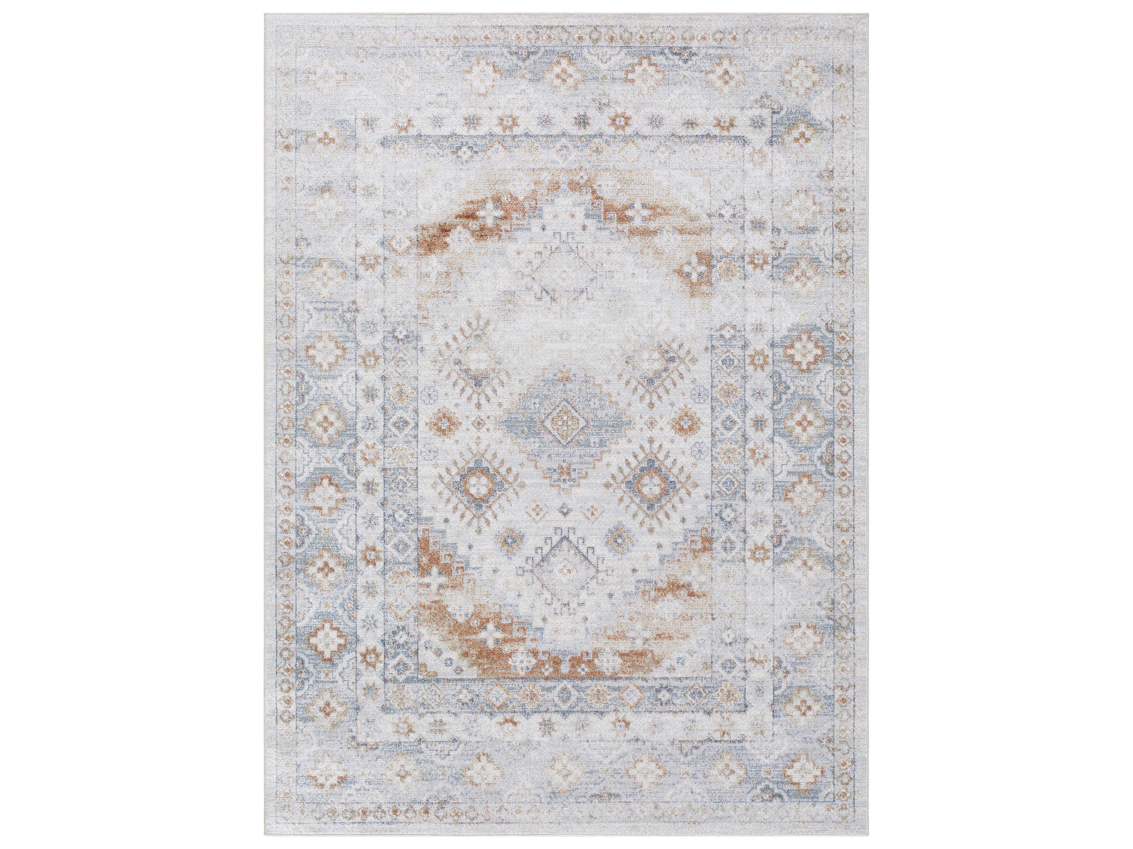 Lillian Bordered Area Rug
