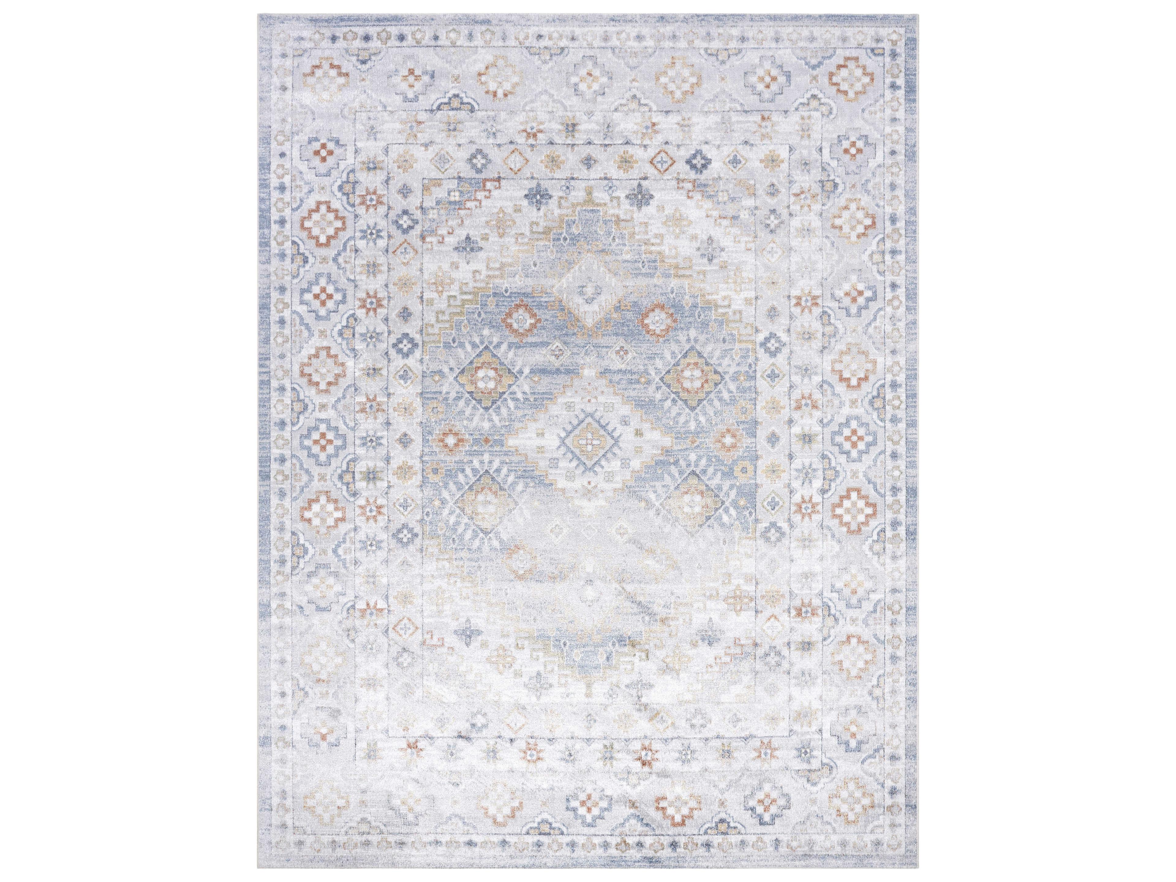 Lillian Bordered Area Rug