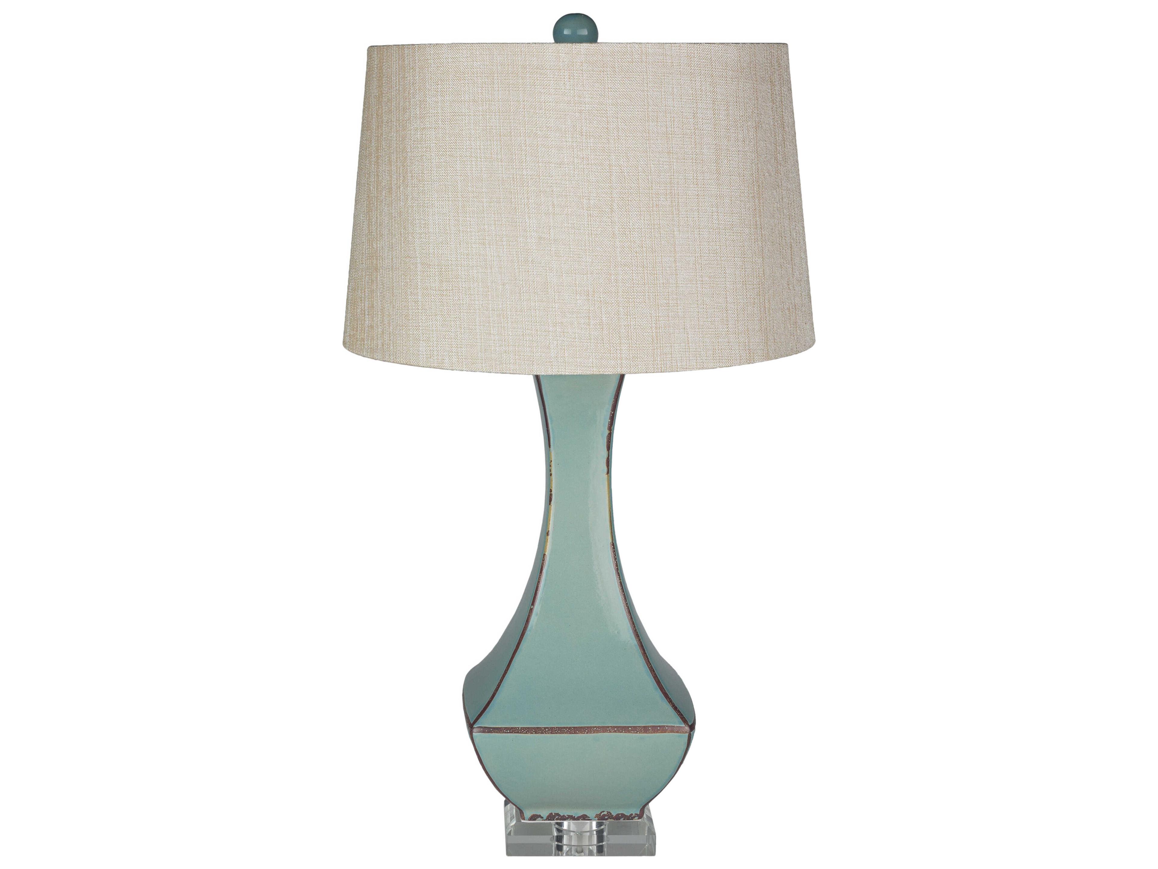 Belhaven Teal Blue Buffet Lamp